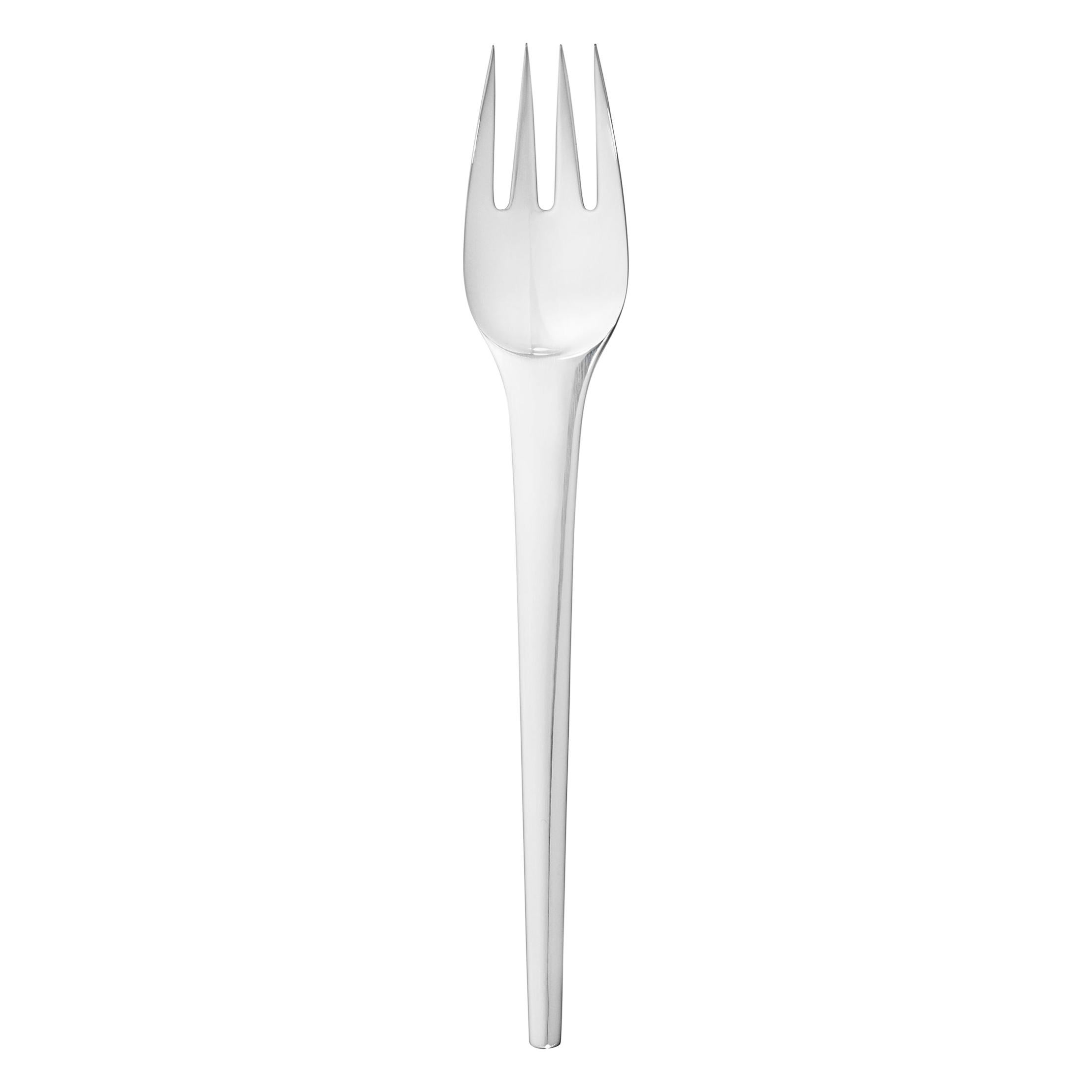 Henning Koppel Handcrafted Sterling Silver Caravel Dinner Fork for Georg Jensen For Sale
