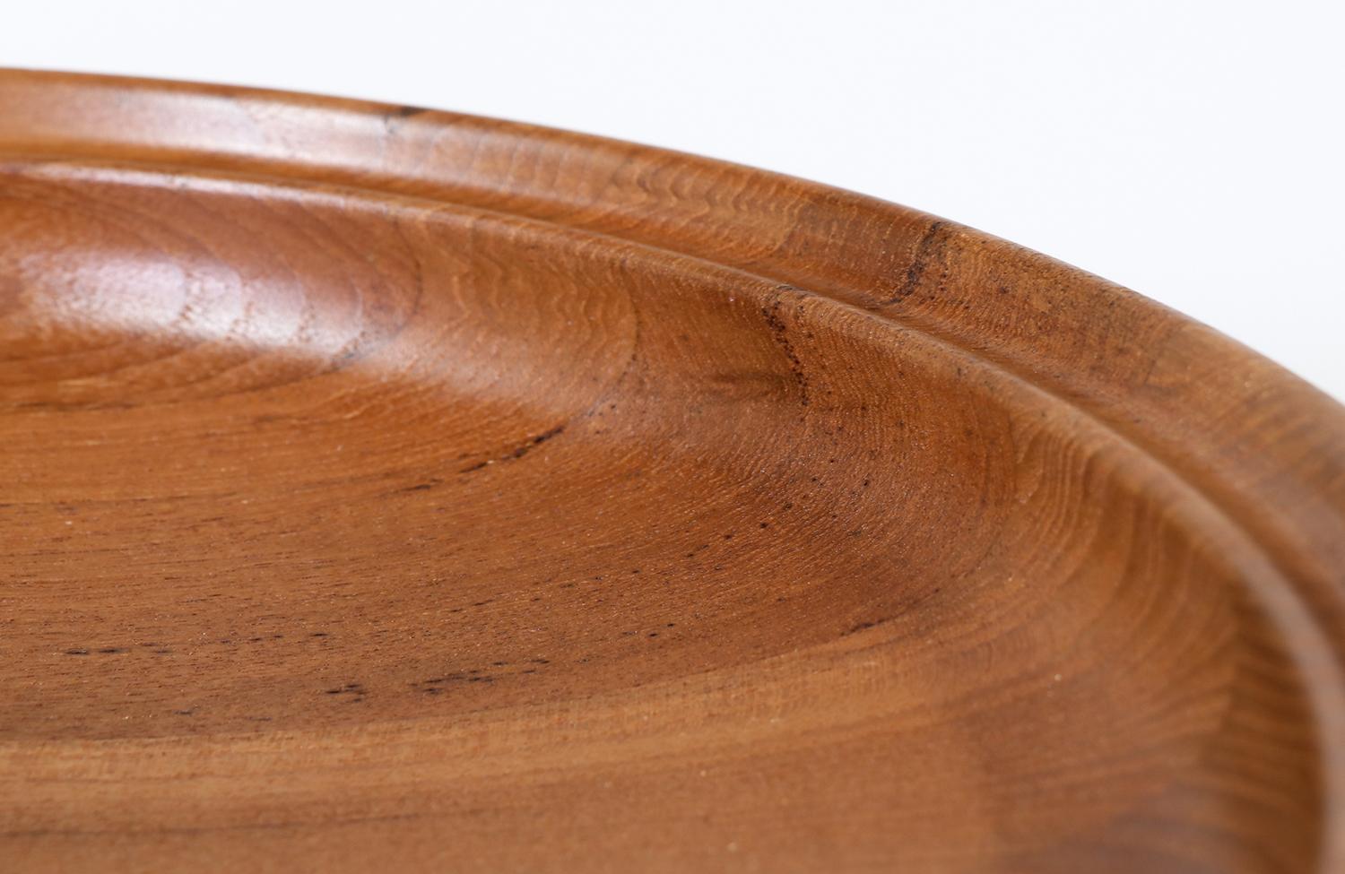 Wood Expertly Restored - Henning Koppel Large Teak Bowl for Georg Jensen For Sale