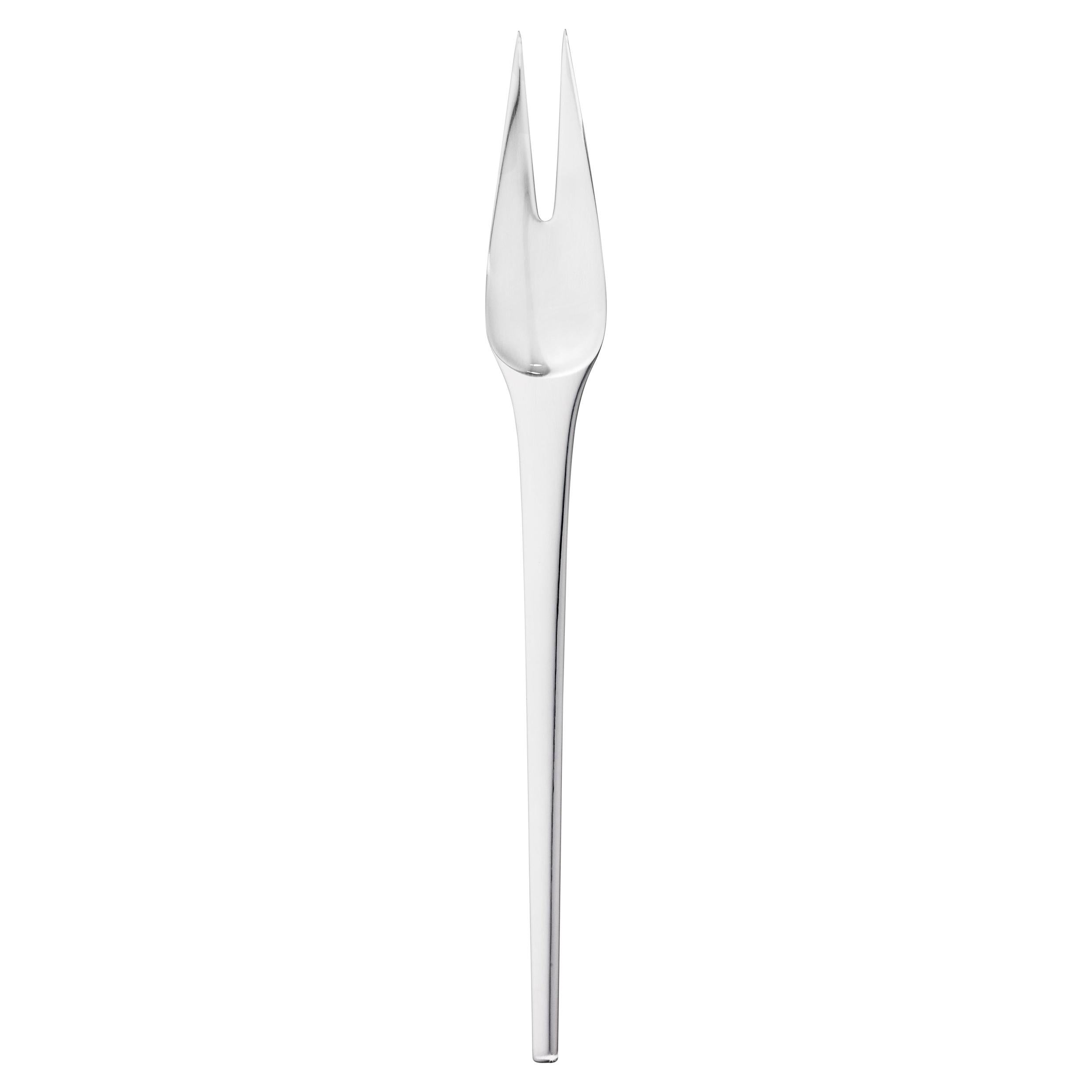 Henning Koppel Sterling Silver Caravel Meat Fork with 2 Tines for Georg Jensen For Sale