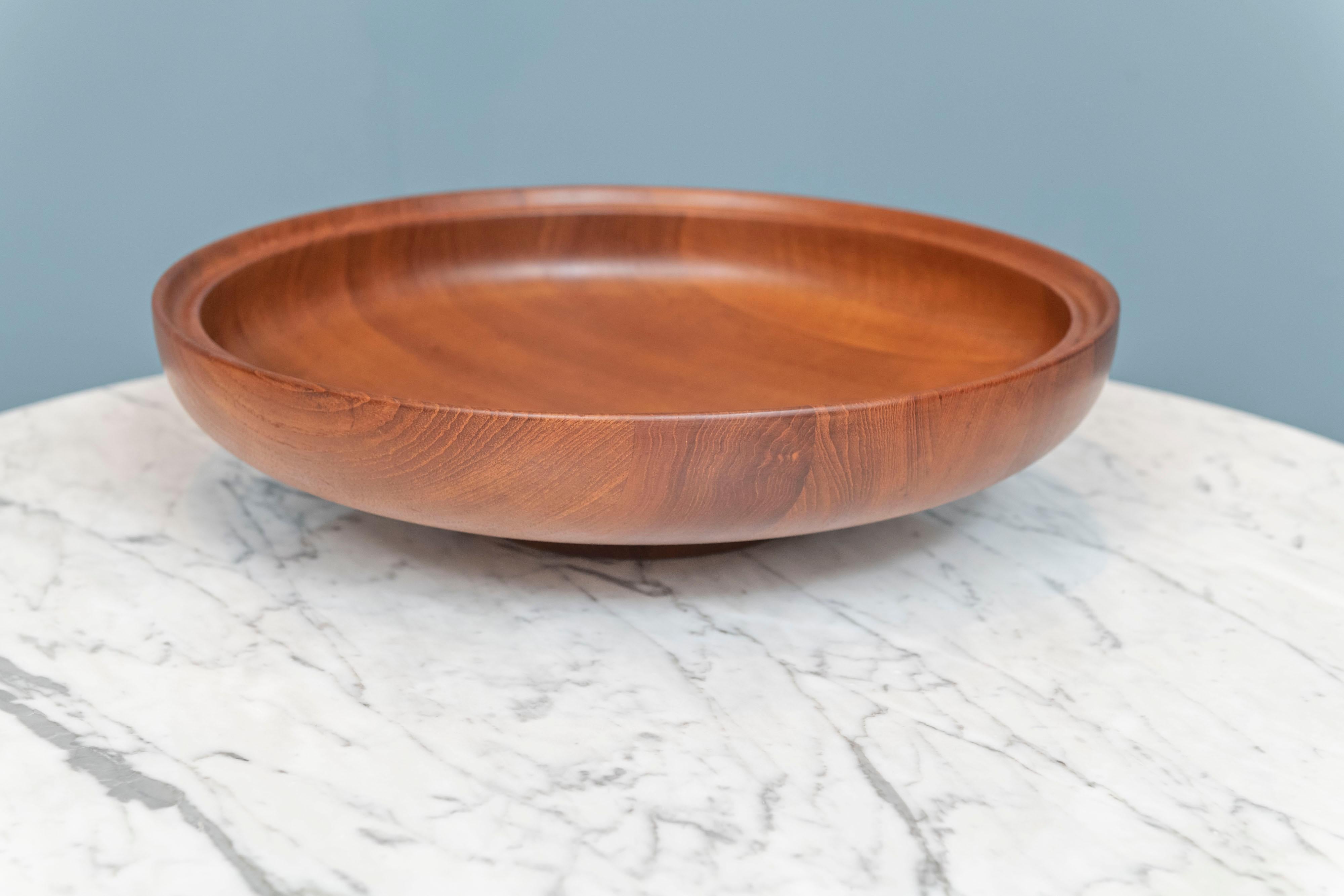 Danish Henning Koppel Teak Bowl for Georg Jensen For Sale