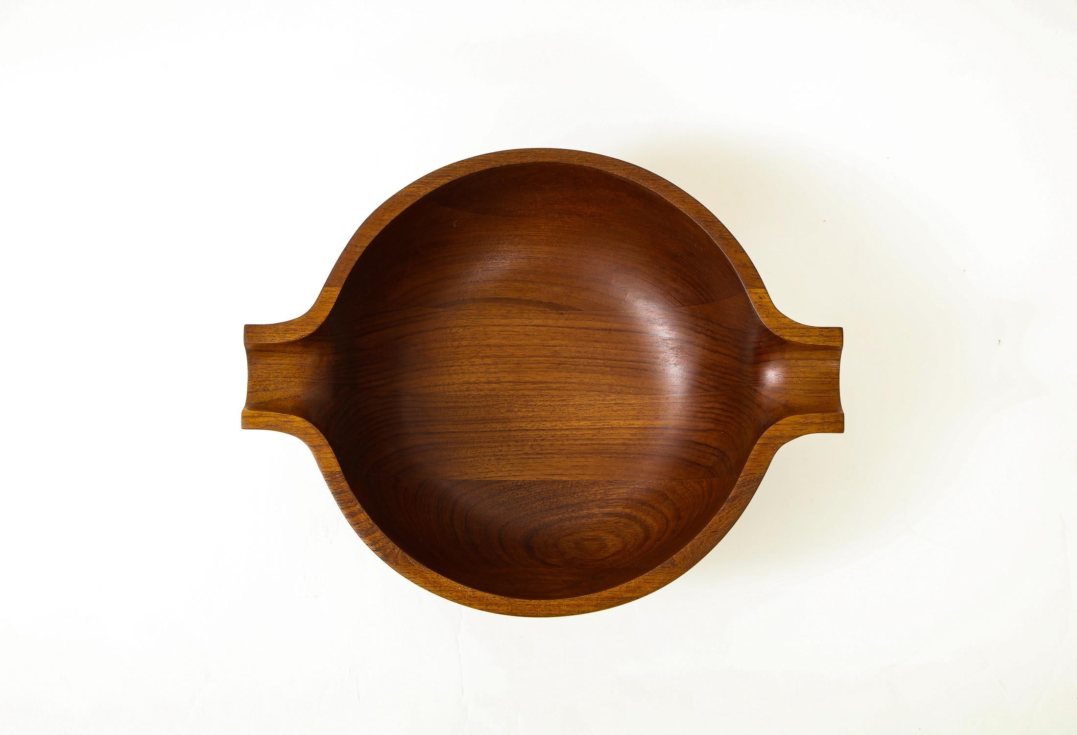 Danish Henning Koppel Teak Bowl for Georg Jensen
