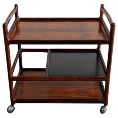 Henning Korch pour CFC Silkeborg Bar Cart, Danemark années 1960