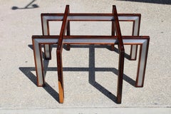 Henning Korch for C.H. Christensen Rosewood and Aluminum Coffee Table