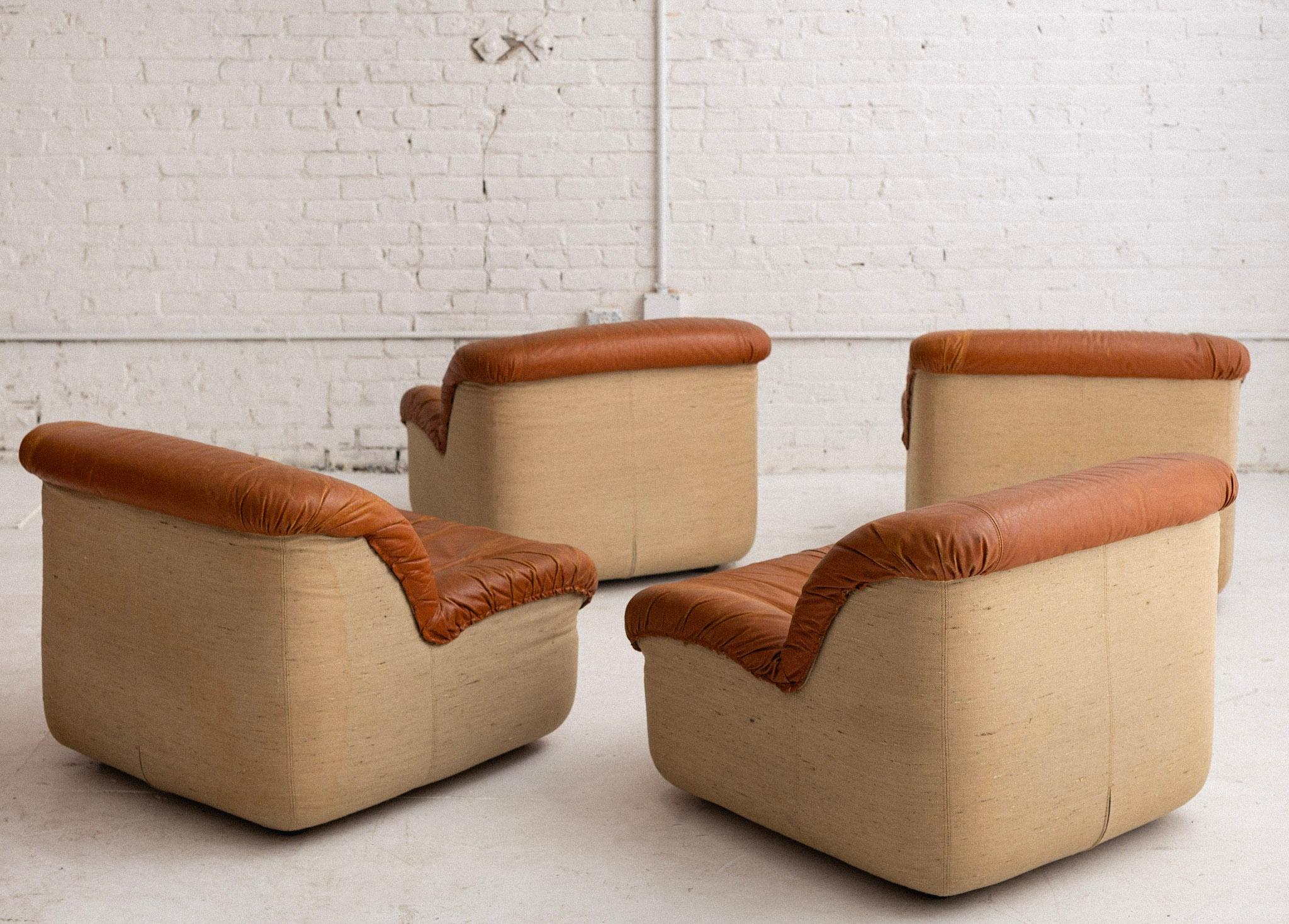 Henning Korch for Swan ‘Caprice’ Leather Chair / Modular Seating 5