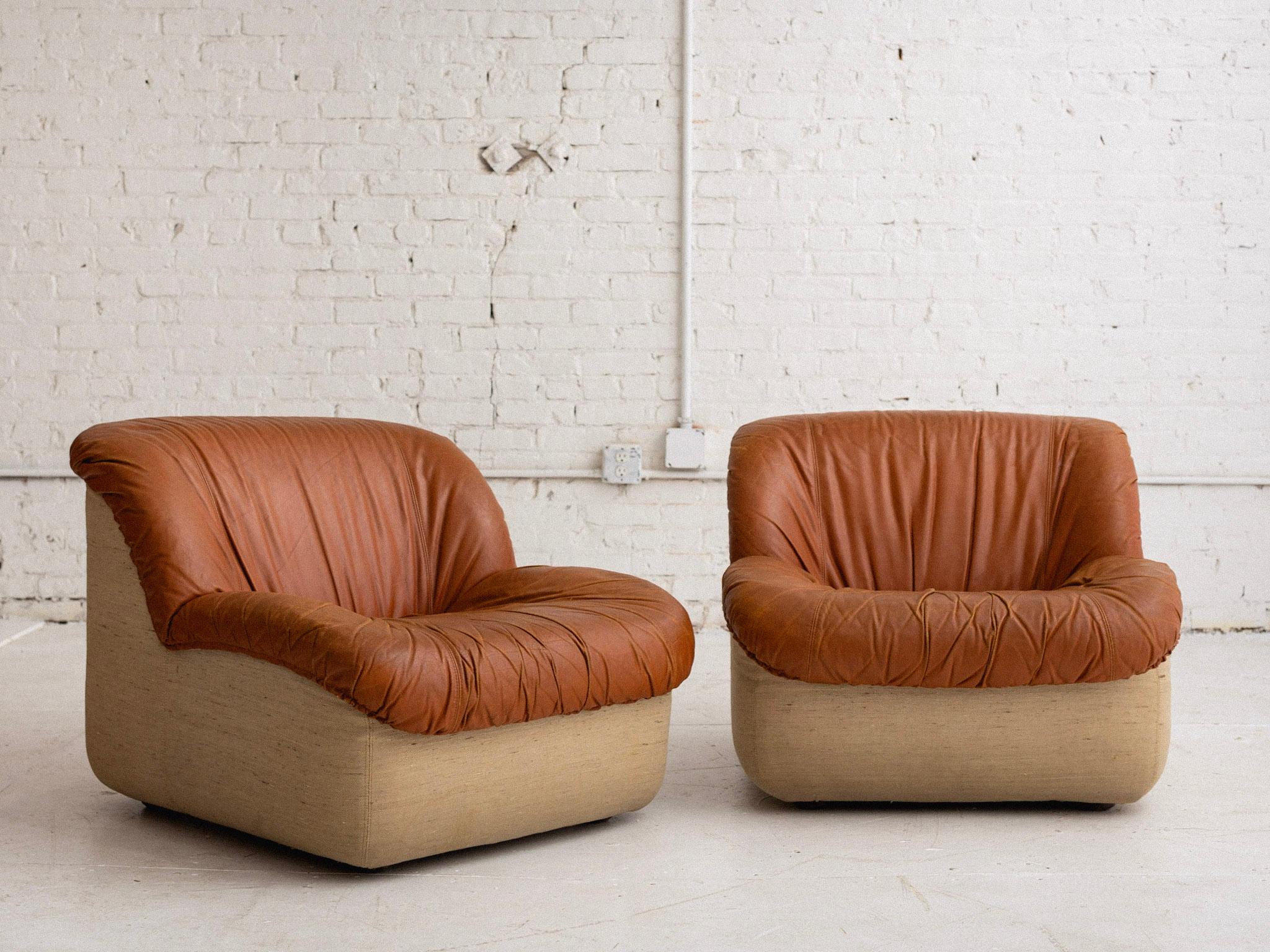 Henning Korch for Swan 'Caprice' Leather Chair / Modular Seating en vente 8