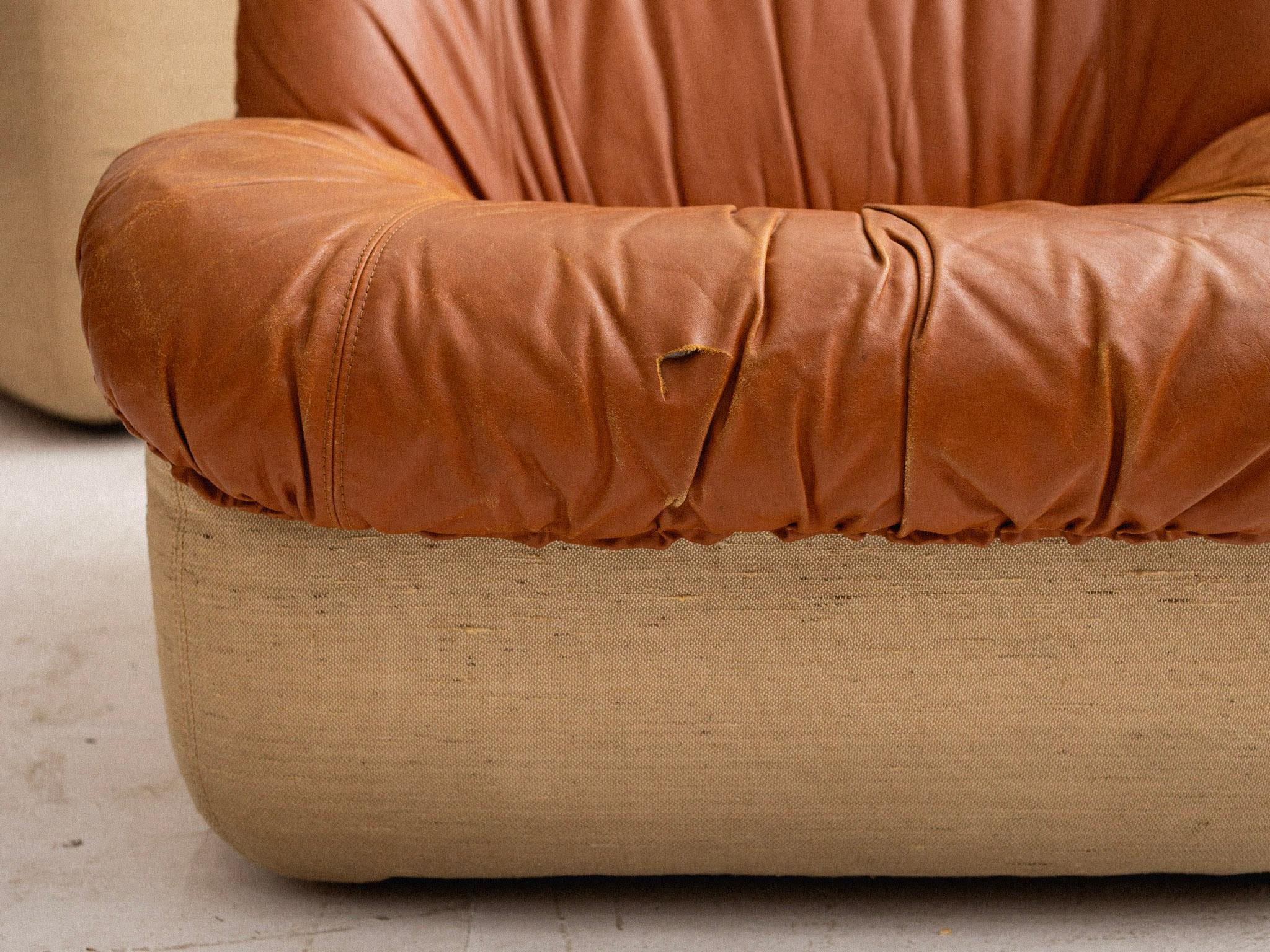 Henning Korch for Swan 'Caprice' Leather Chair / Modular Seating en vente 11