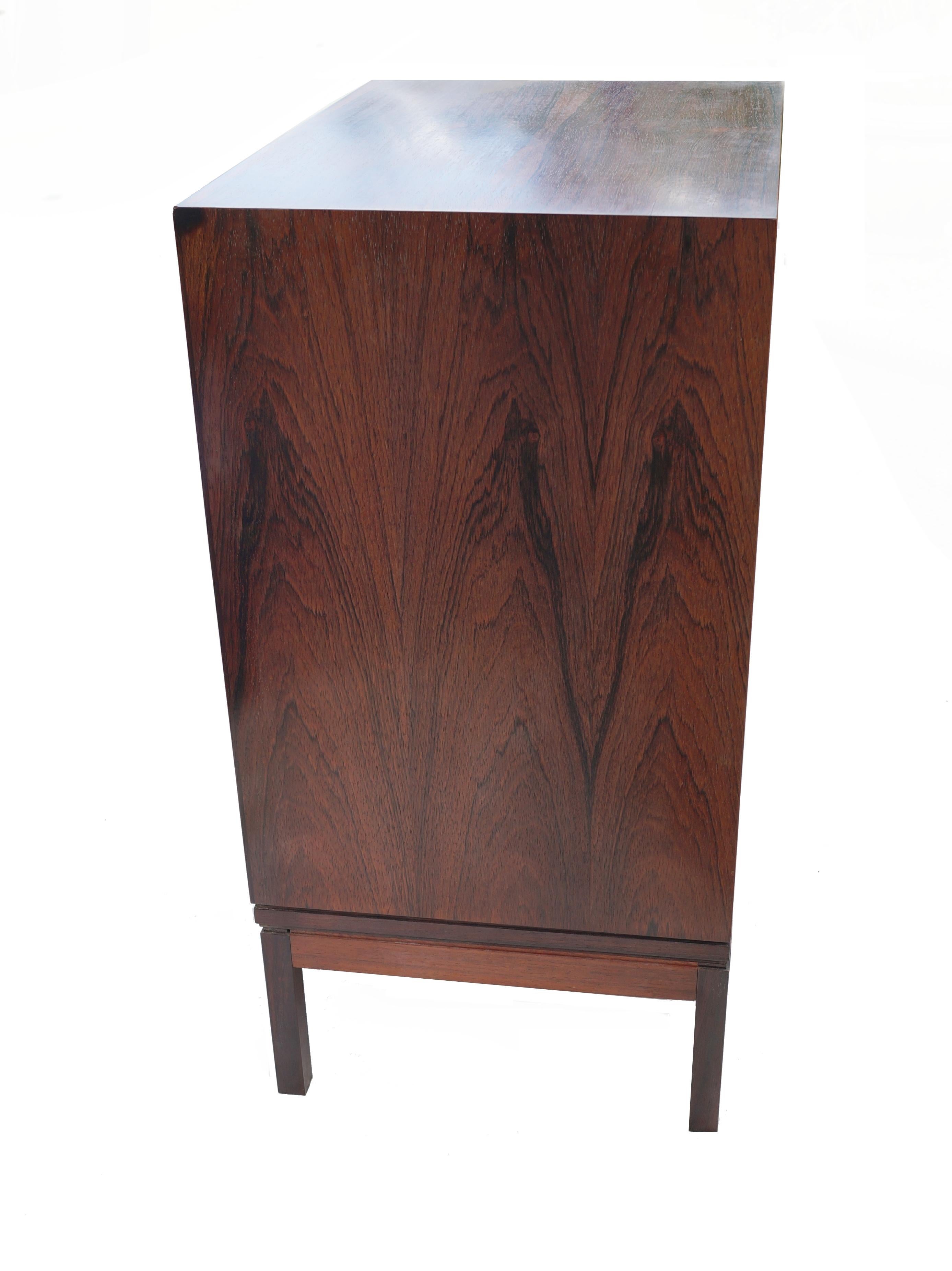 Other Henning Korch Rosewood Danish Modern Jewelry Lingerie Chest Dresser Flat File For Sale