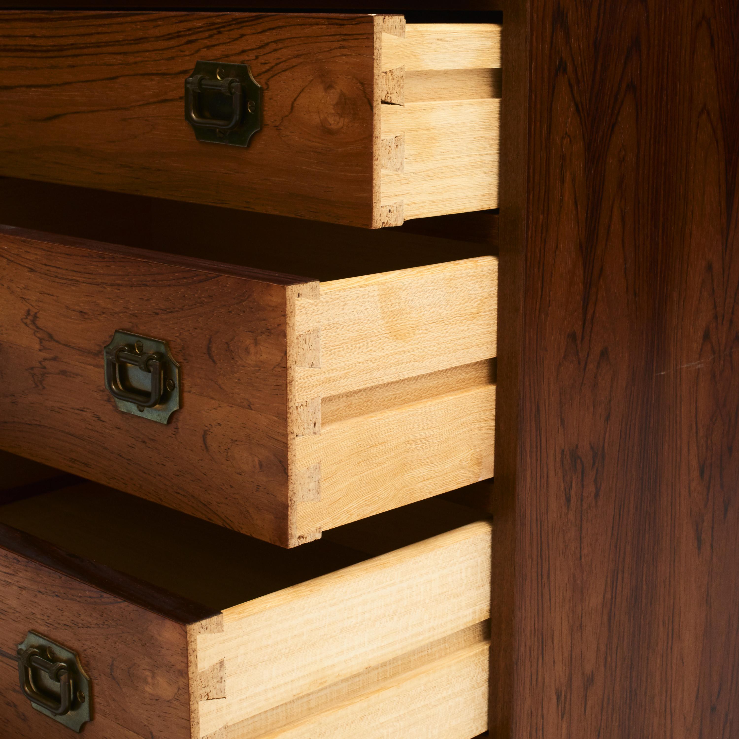 Danish Henning Korch Rosewood Chest of Drawers