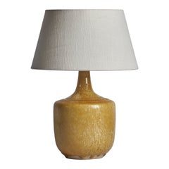 Henning Nilsson, Table Lamp, Stoneware, Sweden, 1988