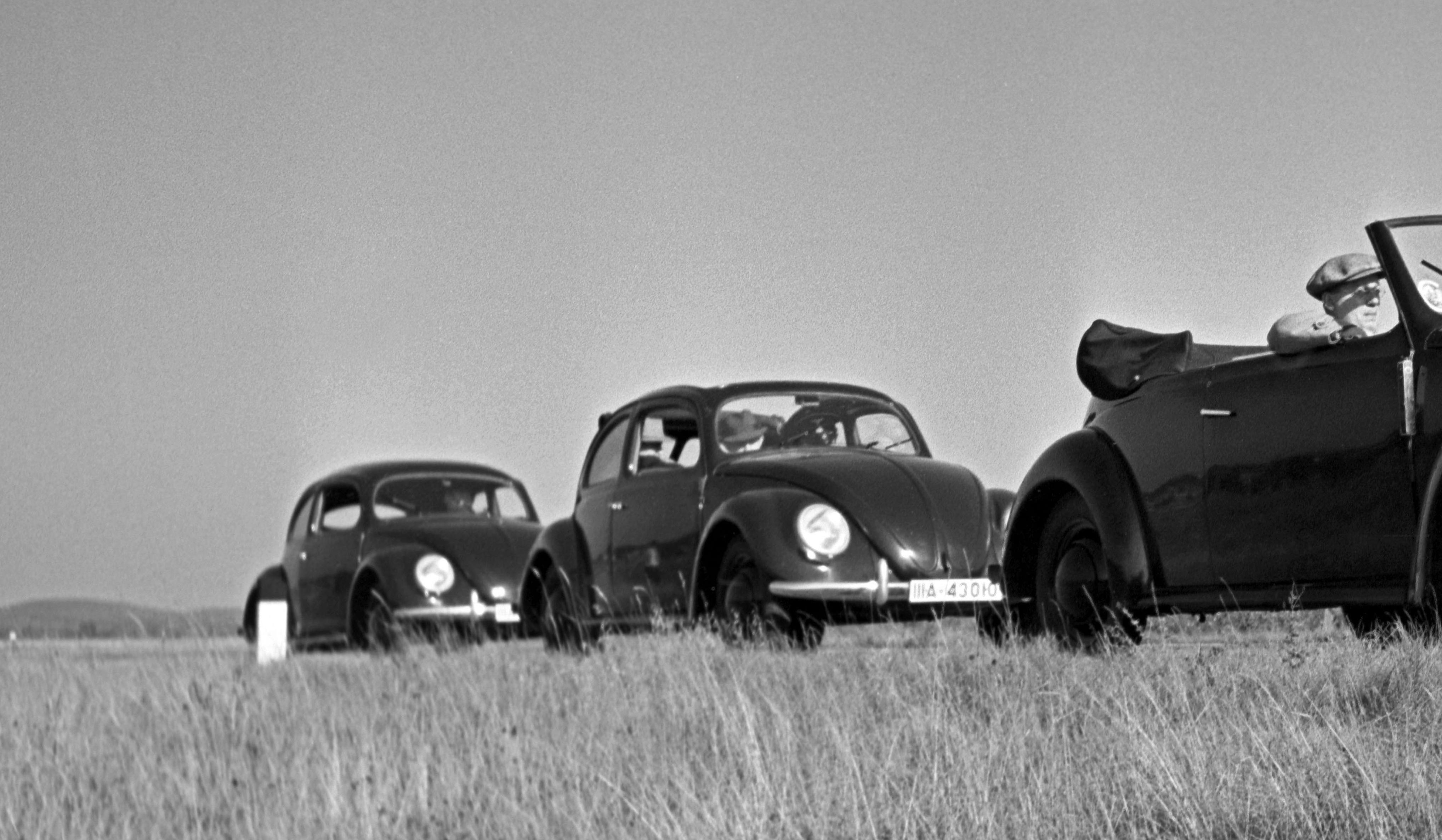 Three models of the Volkswagen beetle, Germany 1938 Printed Later  - Photograph by Henning Nolte