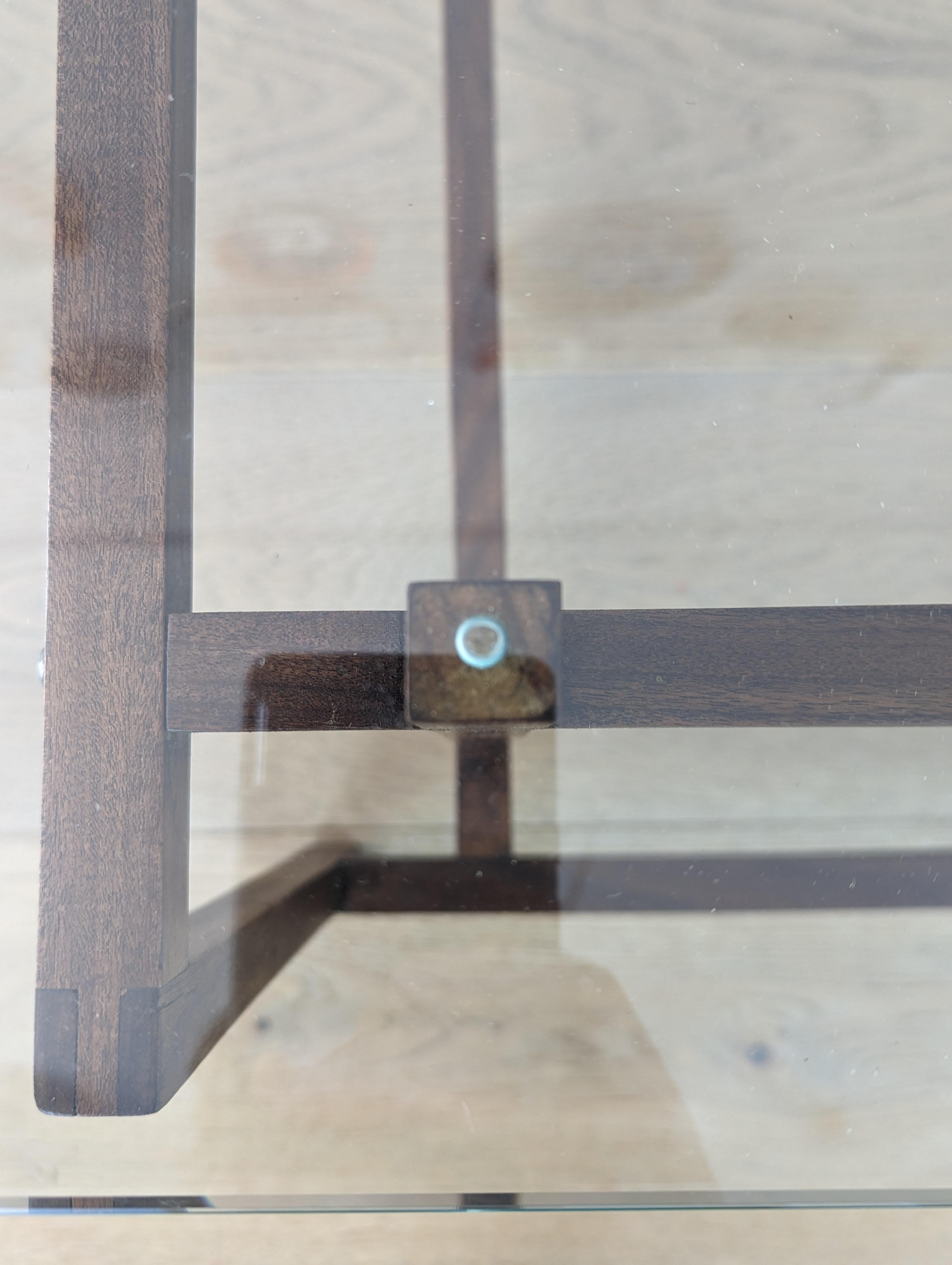 Henning Norgaard for Comfort side table in teak with glass table top For Sale 3