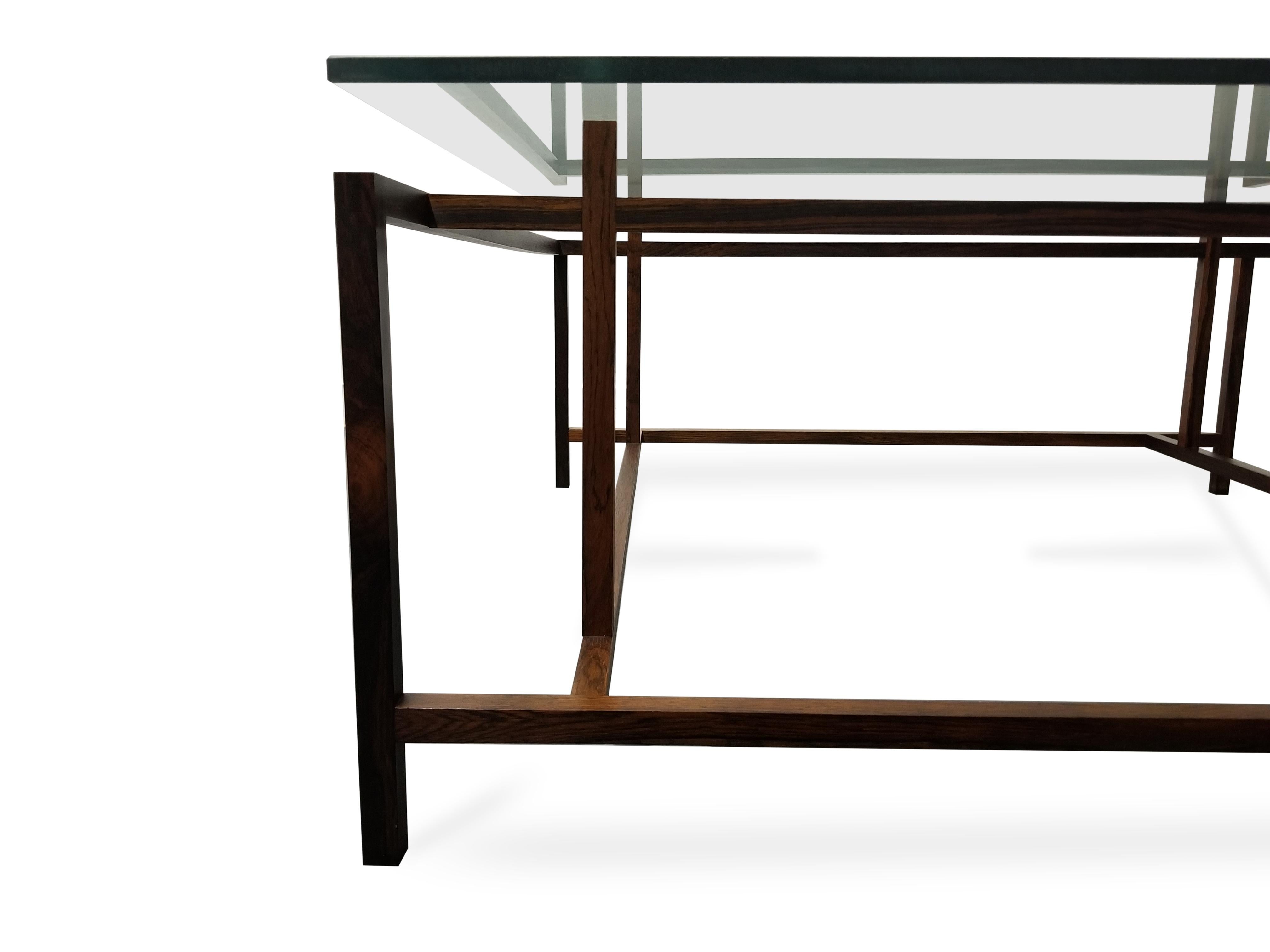 Henning Norgaard Rosewood Coffee Table by Komfort Mobler, Denmark 2