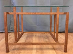Henning Nørgaard for Komfort Teak and Glass Side Table