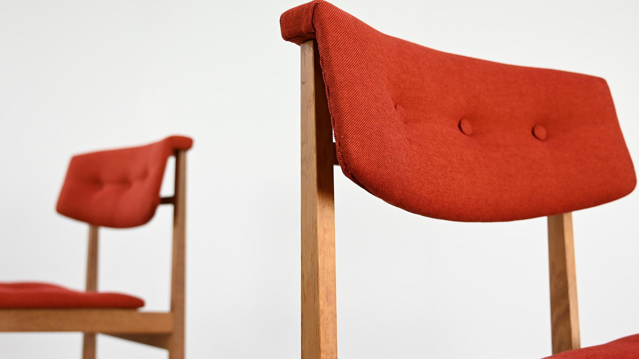 Henning Sørensen Set of 6 Chairs Hos Dan-Ex Solid Oak Denmark Mid Century Modern For Sale 8