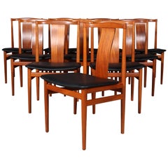 Henning Sørensen, Set of Four Teak Chairs