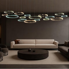 Henos Project S16 – Mittlerer runder Aluminium-Kronleuchter
