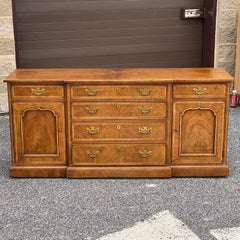 Henredon 18th Century Portfolio Walnut Credenza
