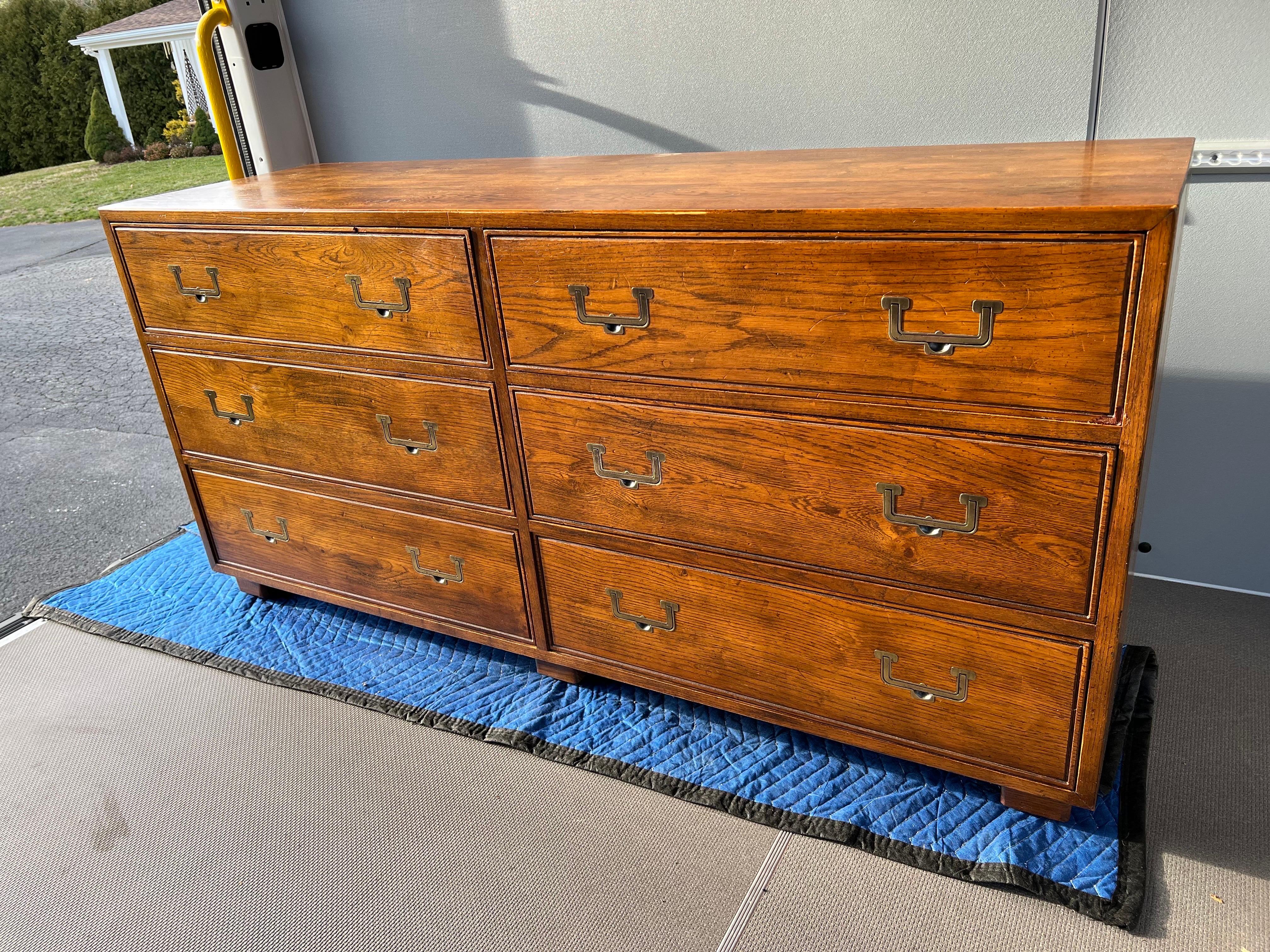 Mid-Century Modern Henredon Artefacts Campaign Dresser