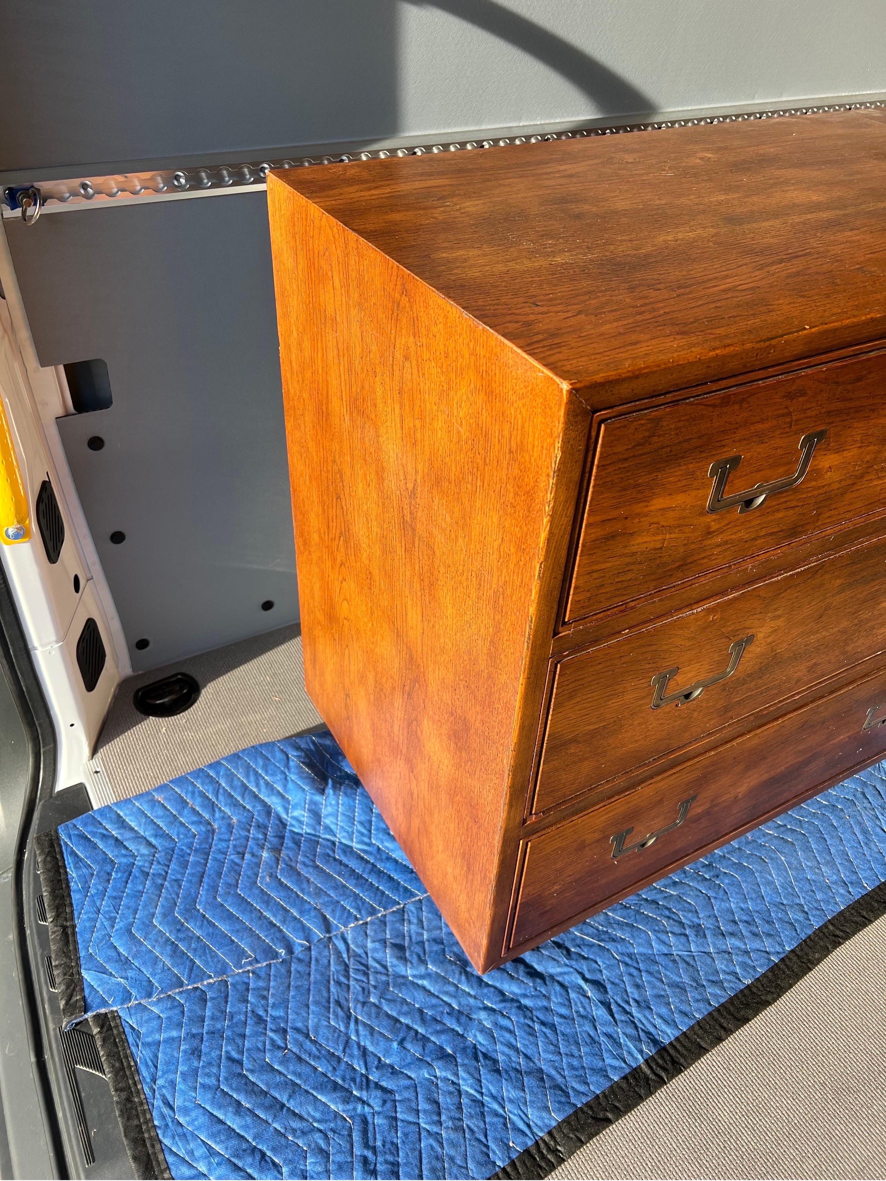 Brass Henredon Artefacts Campaign Dresser