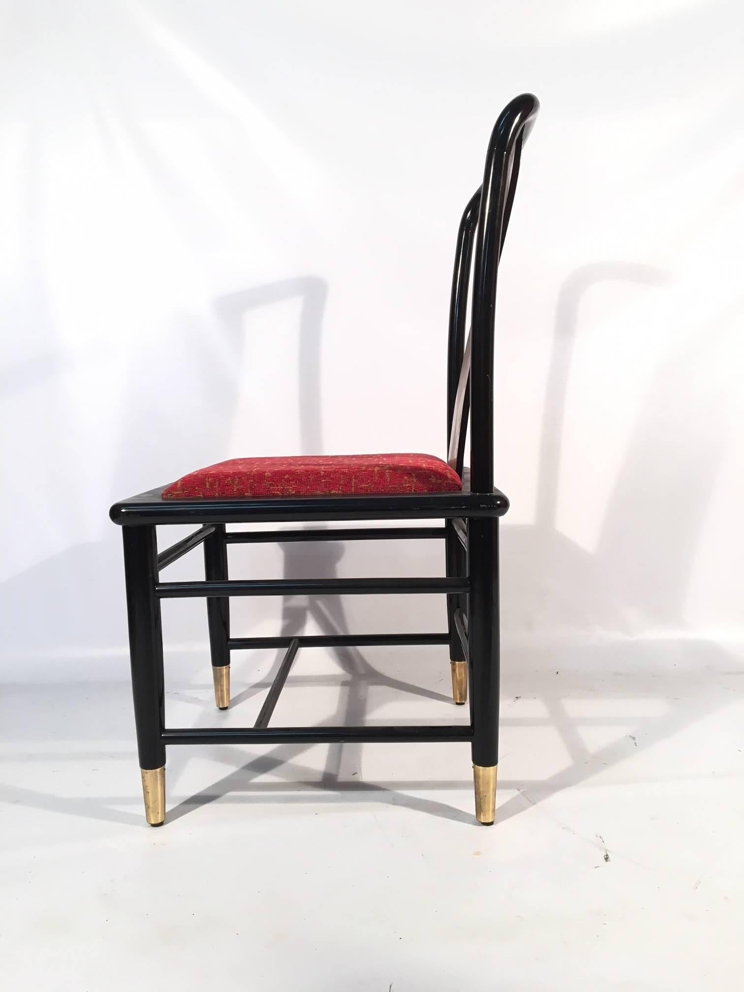 Late 20th Century Henredon Asian Chinoiserie Elan Koa Wood Dining Chairs For Sale