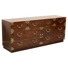 HENREDON Asian Japanese Tansu Campaign Style Credenza / Dresser