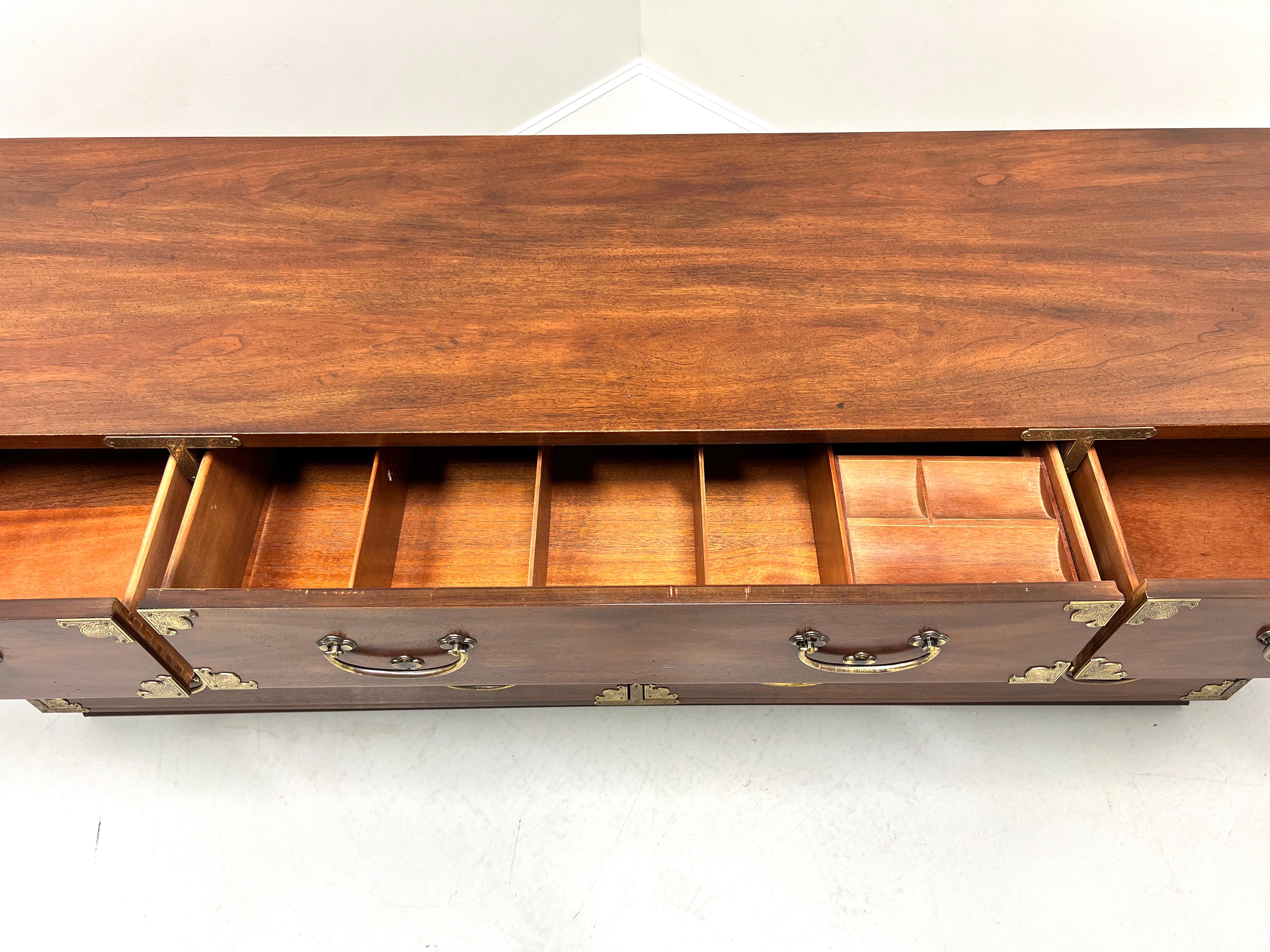 HENREDON Asian Japanese Tansu Campaign Style Dresser 5