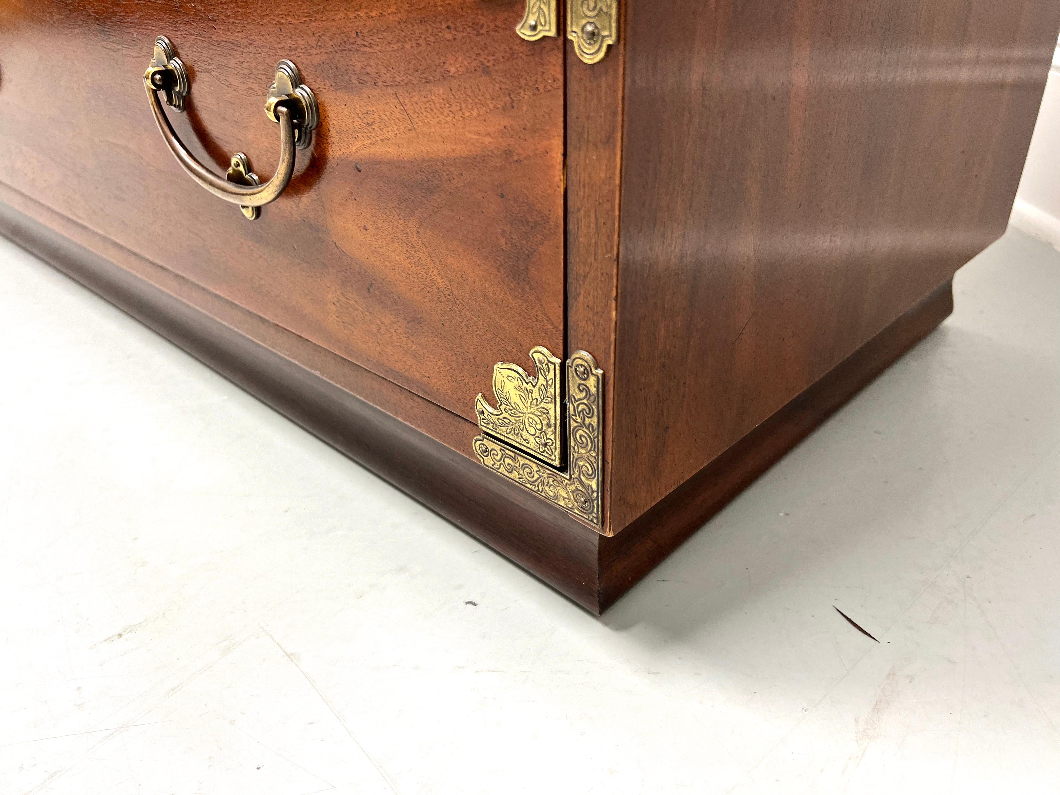 HENREDON Asian Japanese Tansu Campaign Style Dresser 3