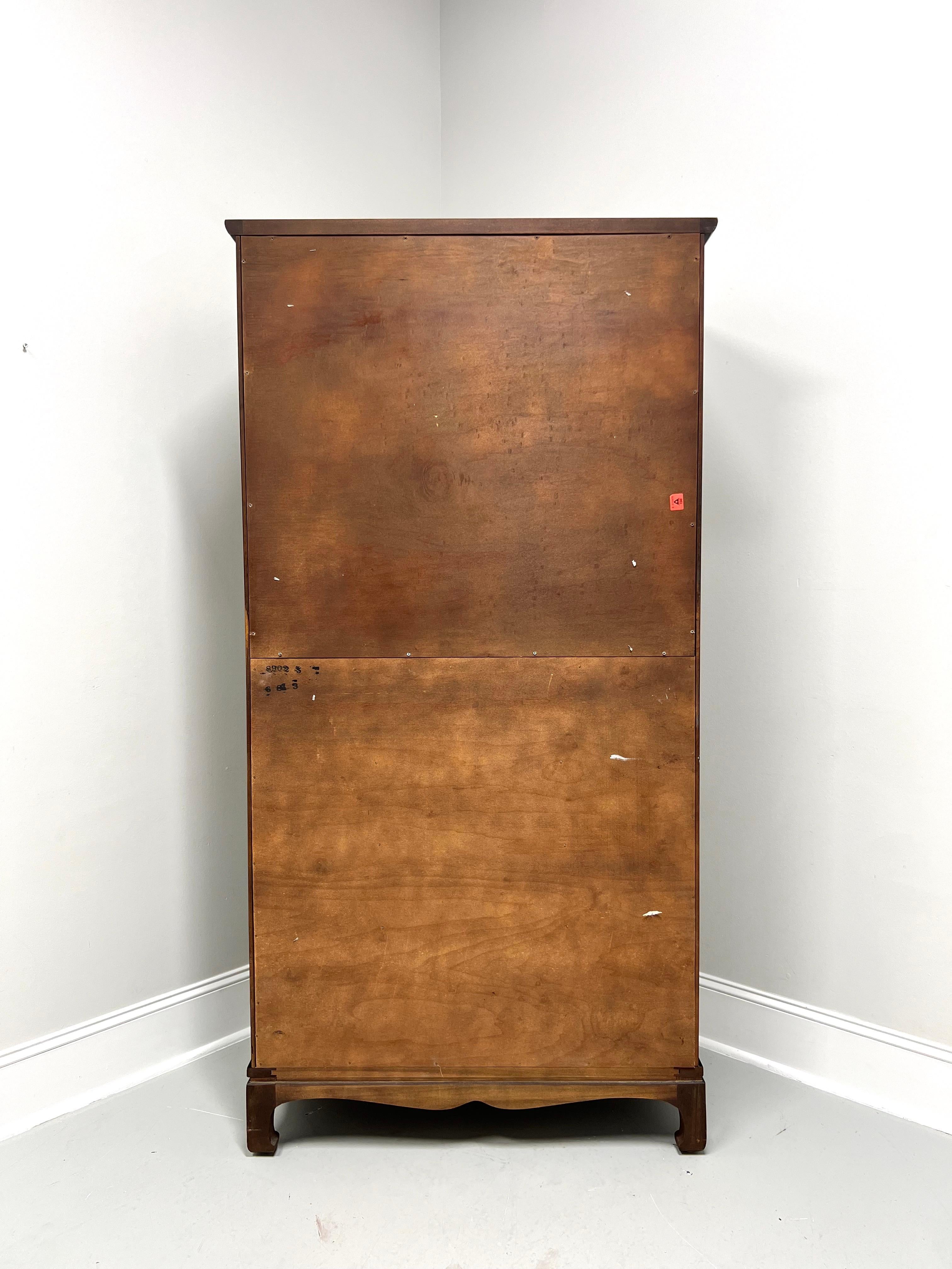 HENREDON Asian Japanese Tansu Campaign Style Extra Large Gentleman's Chest In Good Condition In Charlotte, NC