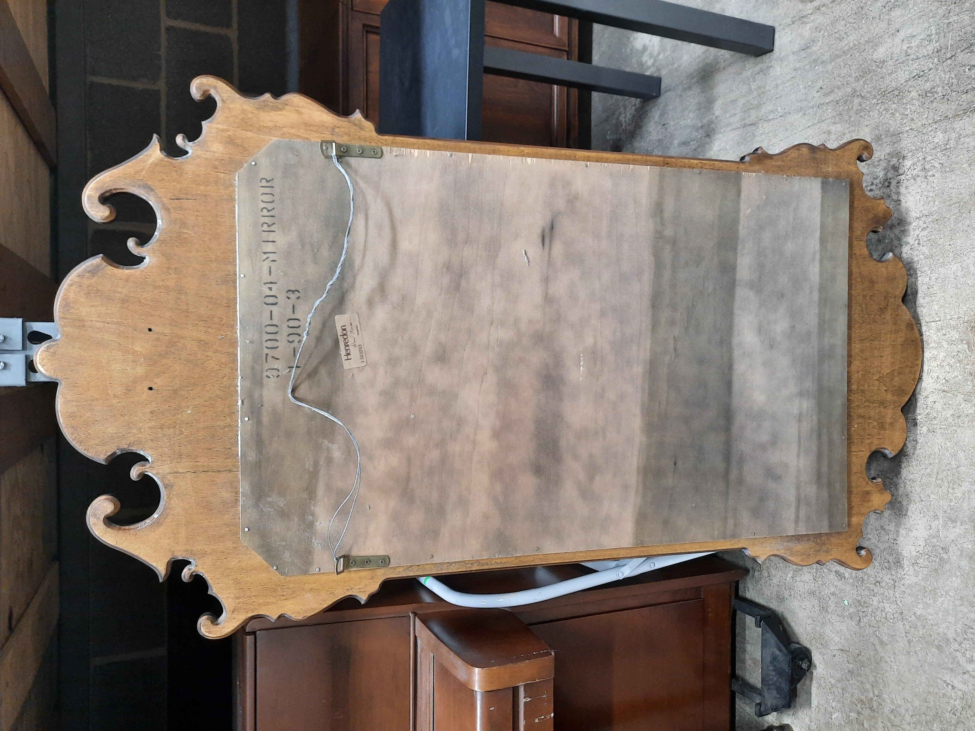 Henredon Aston Court Chippendale Mirror, circa 1980s 2