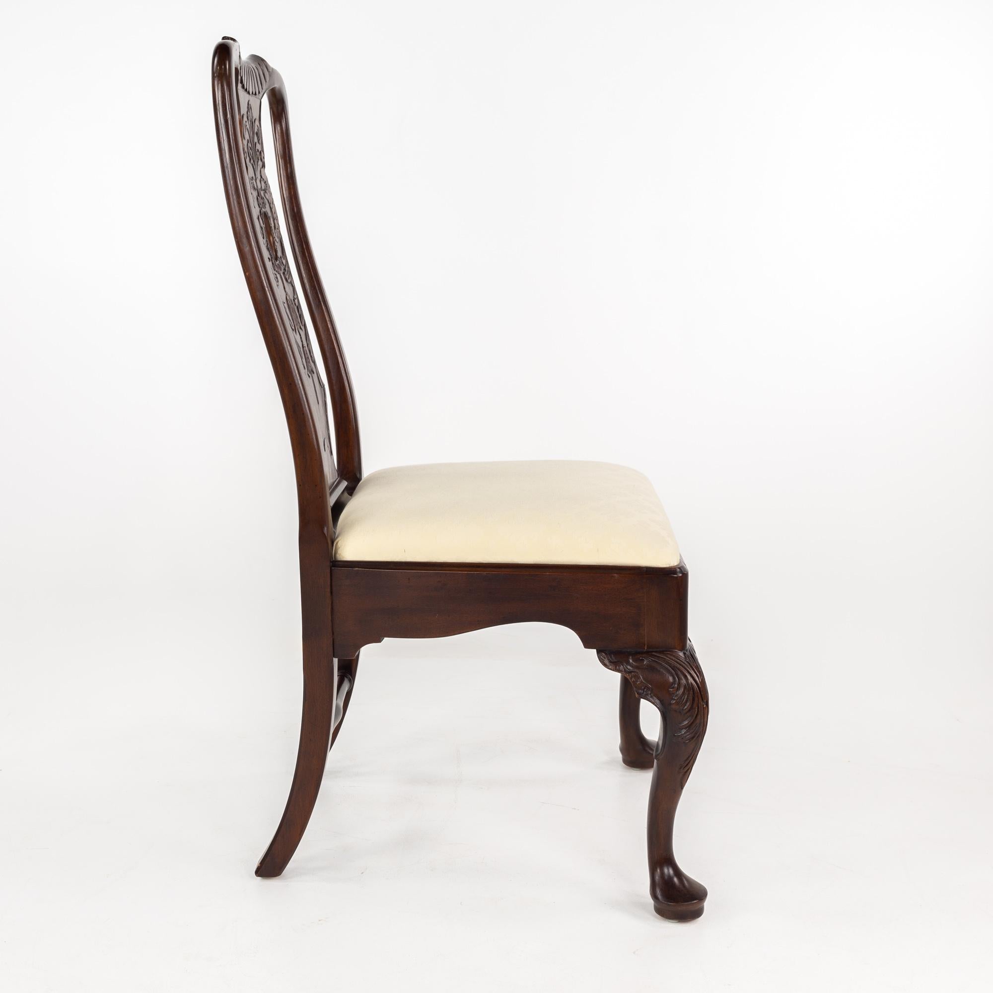 American Henredon Aston Court Mahogany Dining Chairs, Set of 6 For Sale