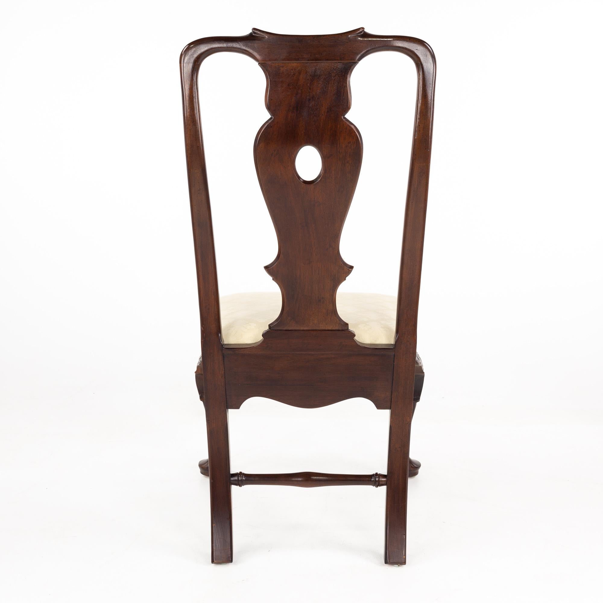 Henredon Aston Court Mahogany Dining Chairs, Set of 6 In Good Condition For Sale In Countryside, IL