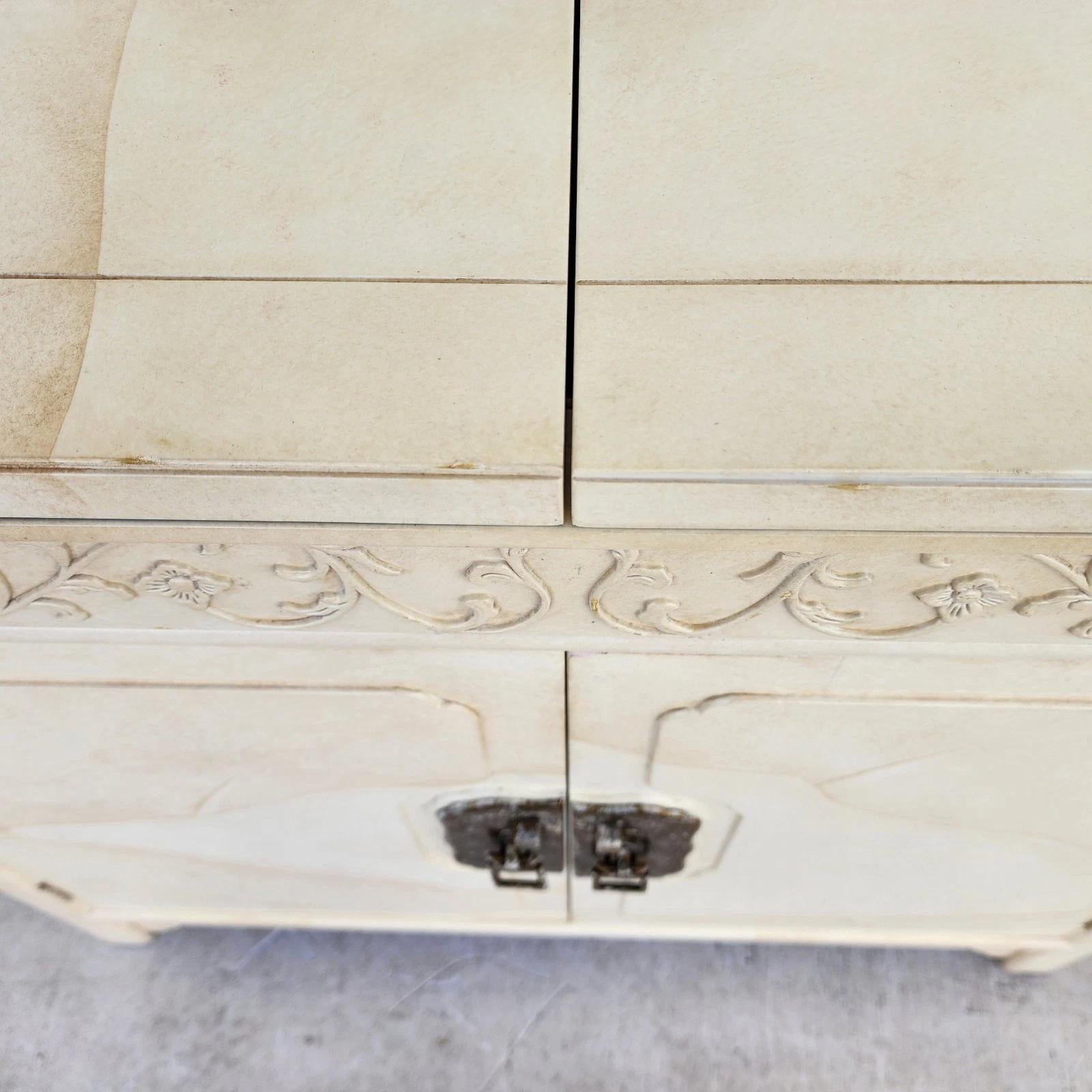 HENREDON Bar Buffet Asian Goat Skin For Sale 10