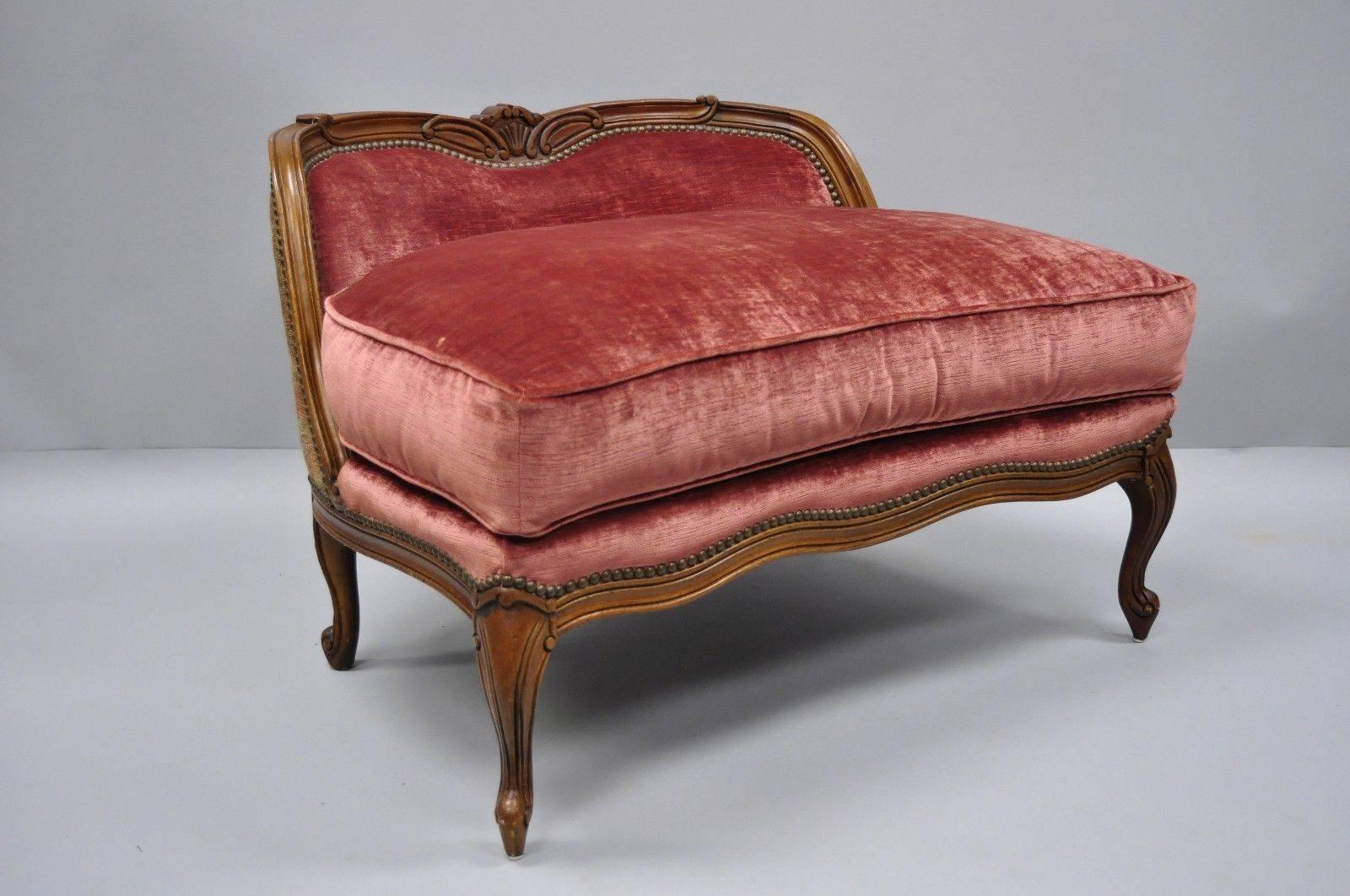 Henredon Beacon Hill Oversized French Country Louis XV Bergère Chair and Ottoman 1