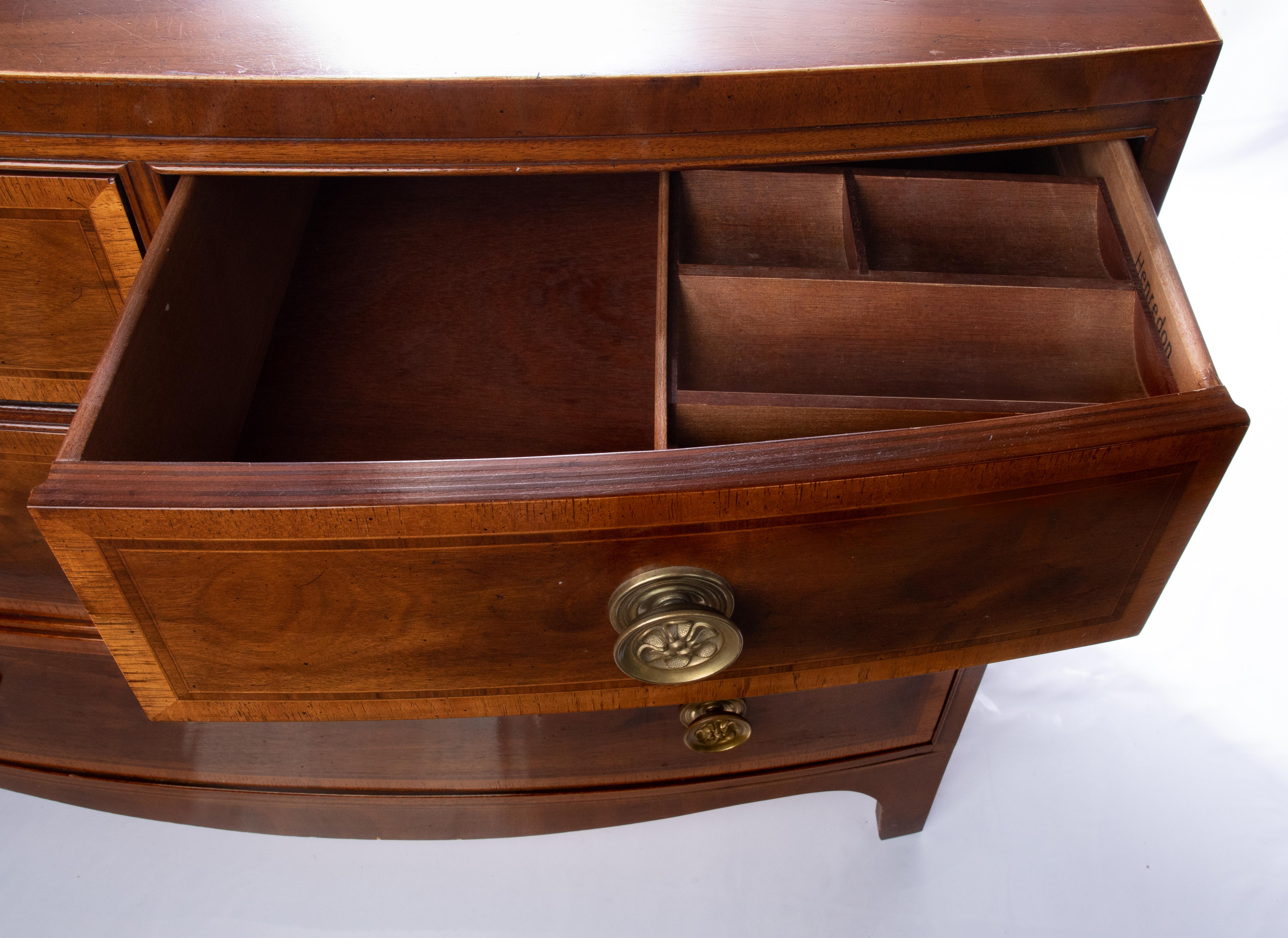 American Henredon Bow-Front Chest
