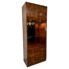 Armoire Henredon en bois de ronce