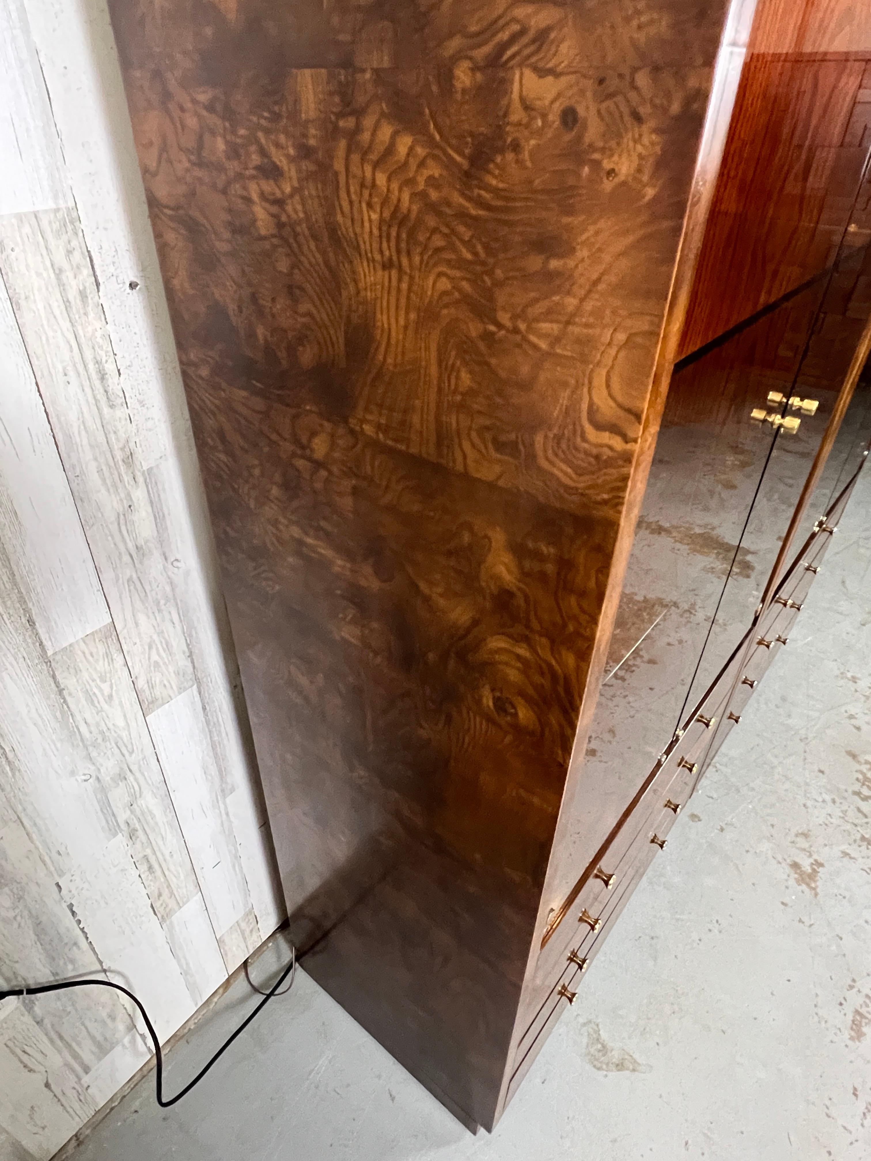 Henredon Burl Wood Cabinets 6