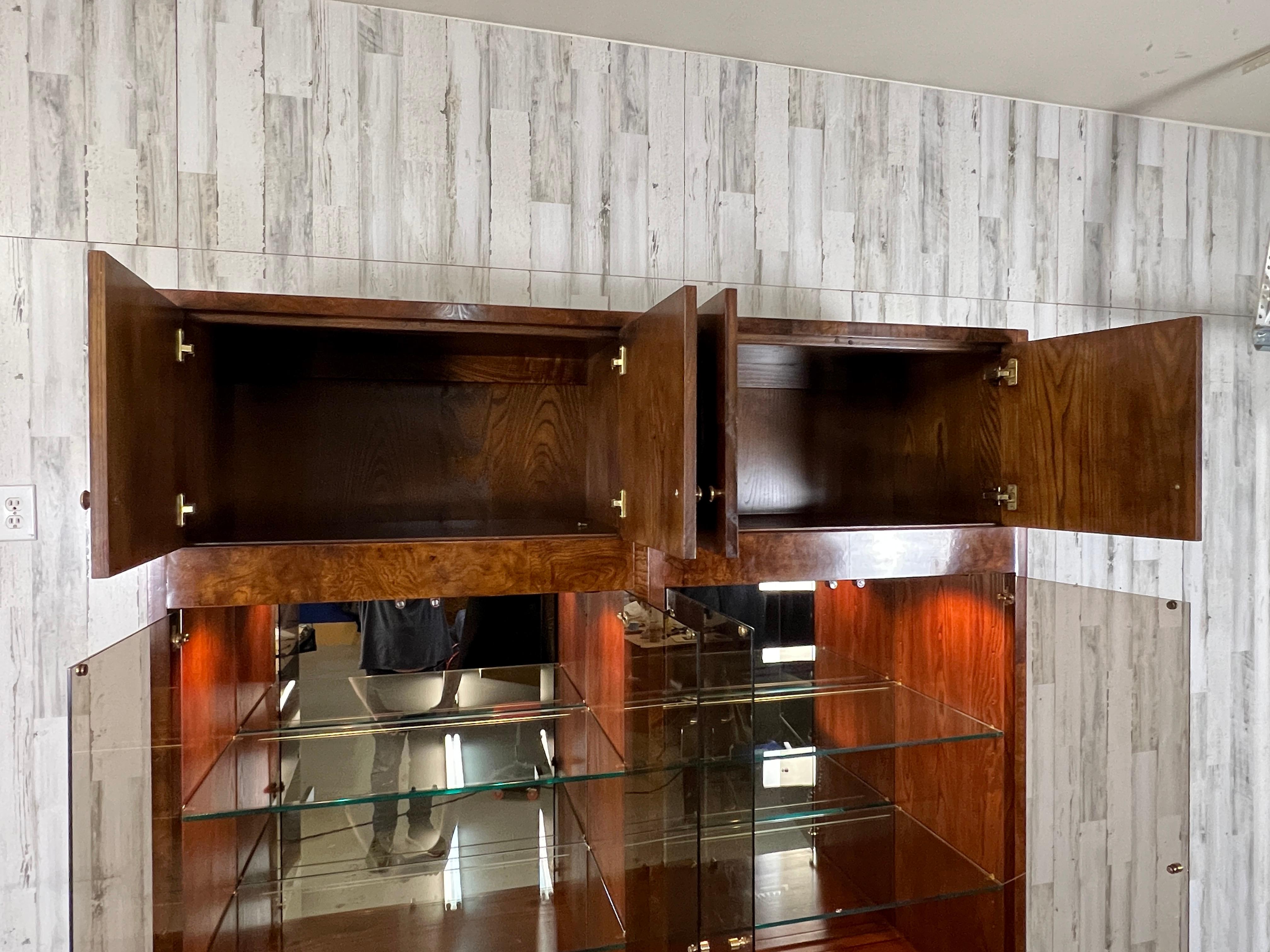 Henredon Burl Wood Cabinets 10