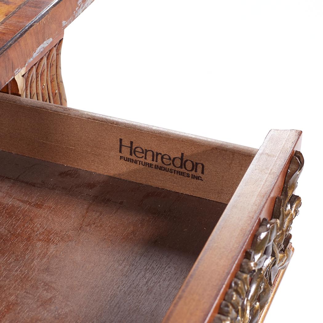 Henredon Burlwood Desk For Sale 5