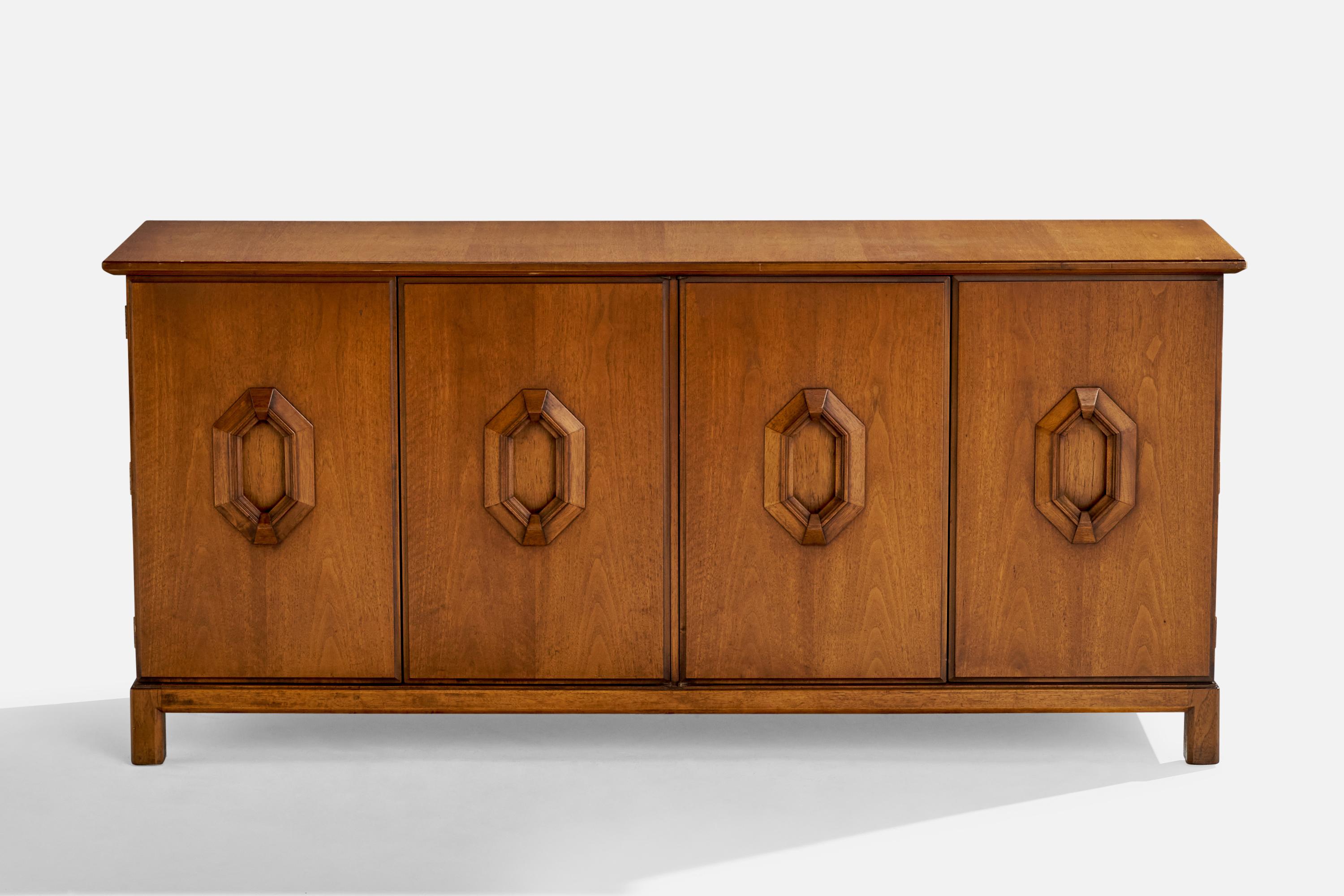Mid-Century Modern Henredon, Cabinet, Walnut, USA, 1950s For Sale