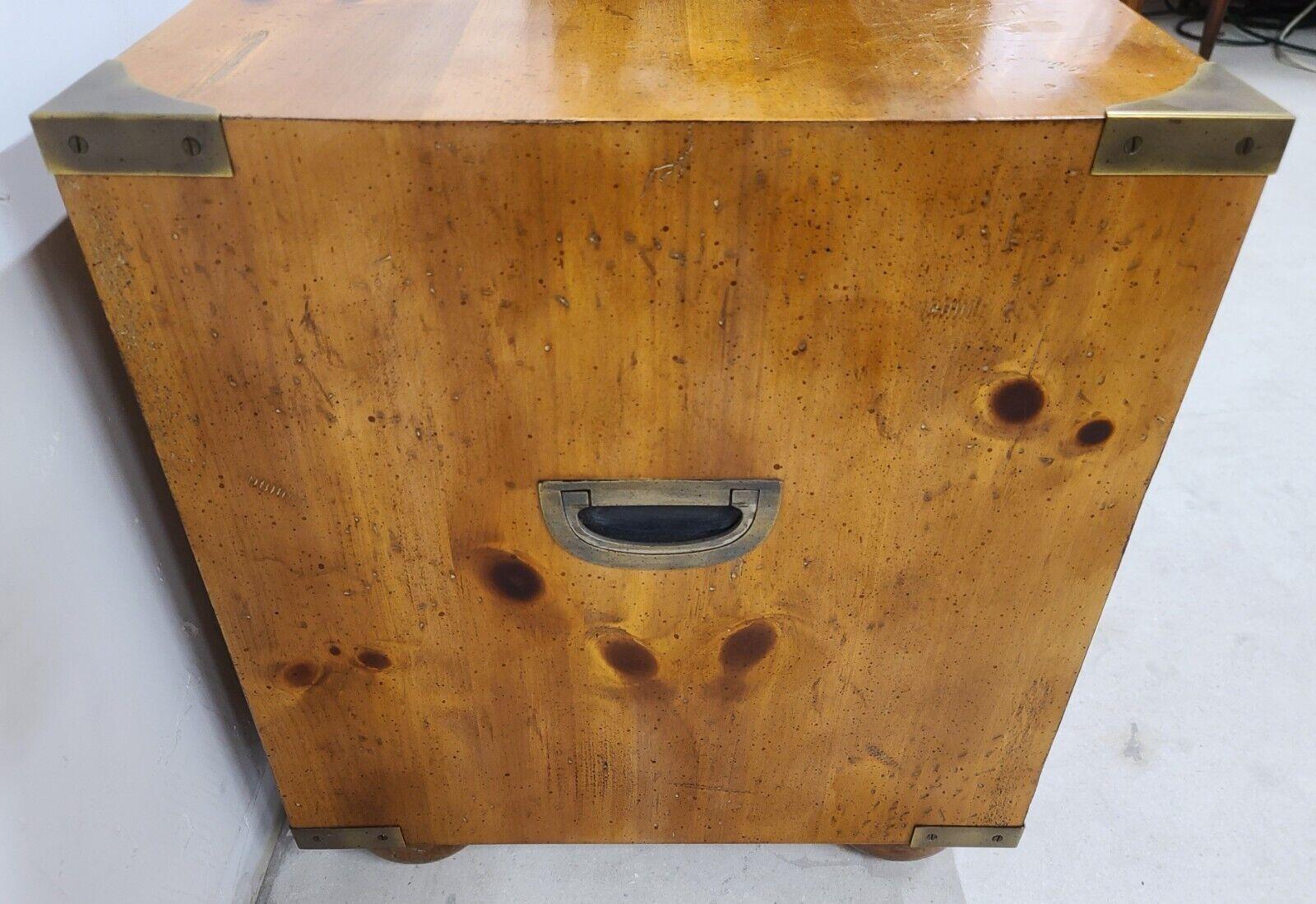 HENREDON Campaign Asian Style Chest Bench TV Table 1