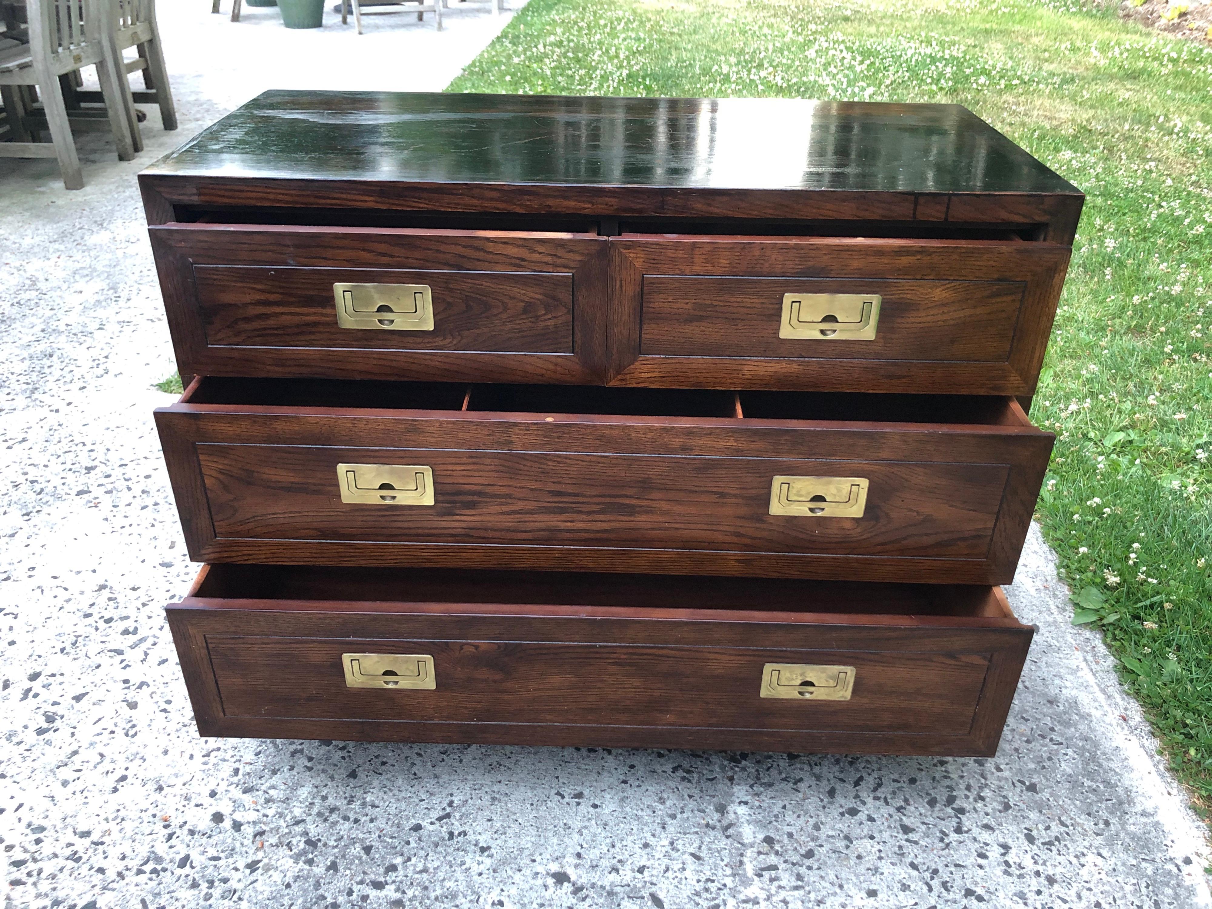 Henredon Campaign Chest of Drawers 4