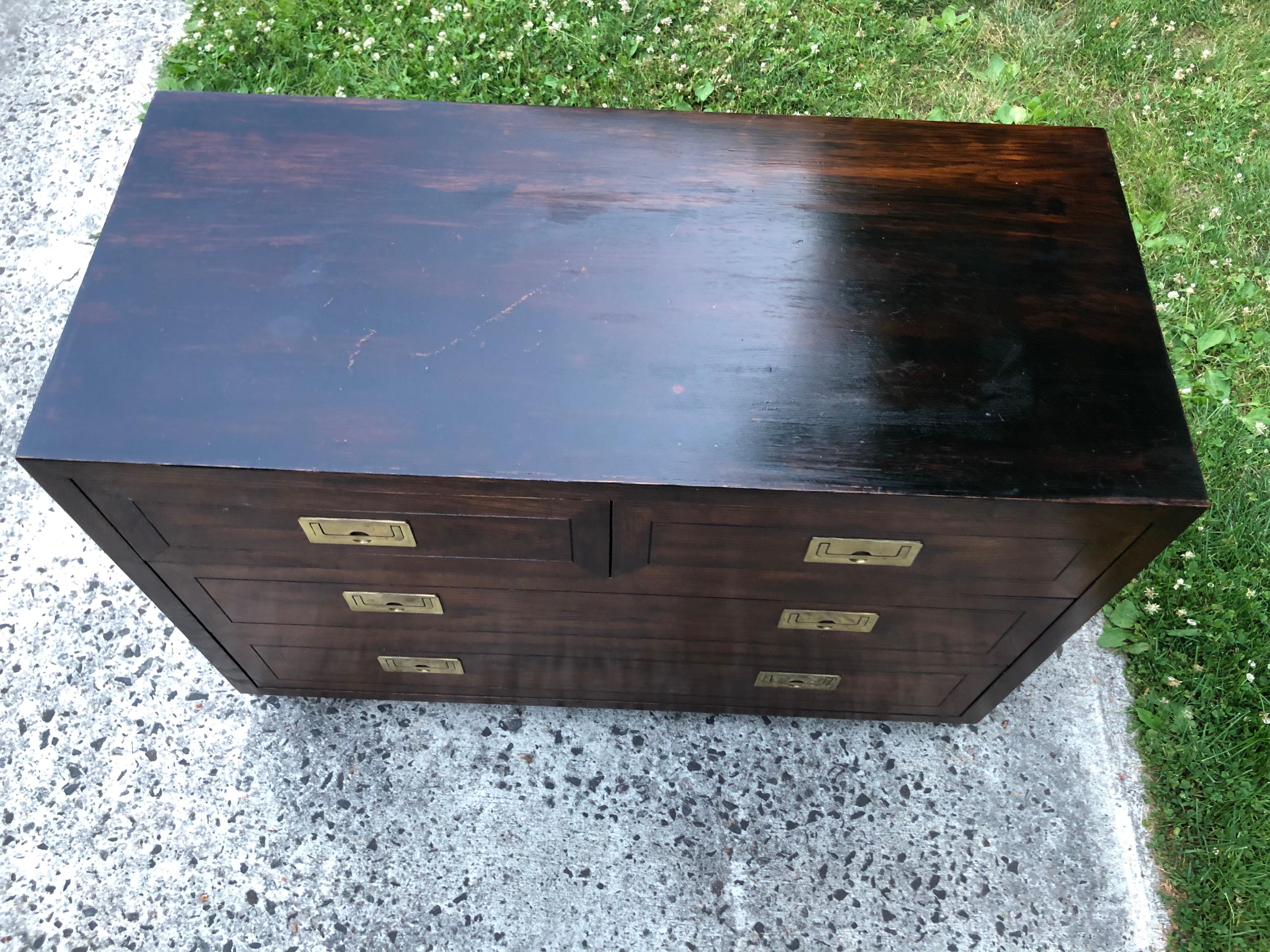 Henredon Campaign Chest of Drawers 5
