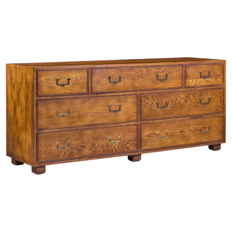 campaign style dresser Campaign Dresser & Nightstand Set – Rehaus main image 1