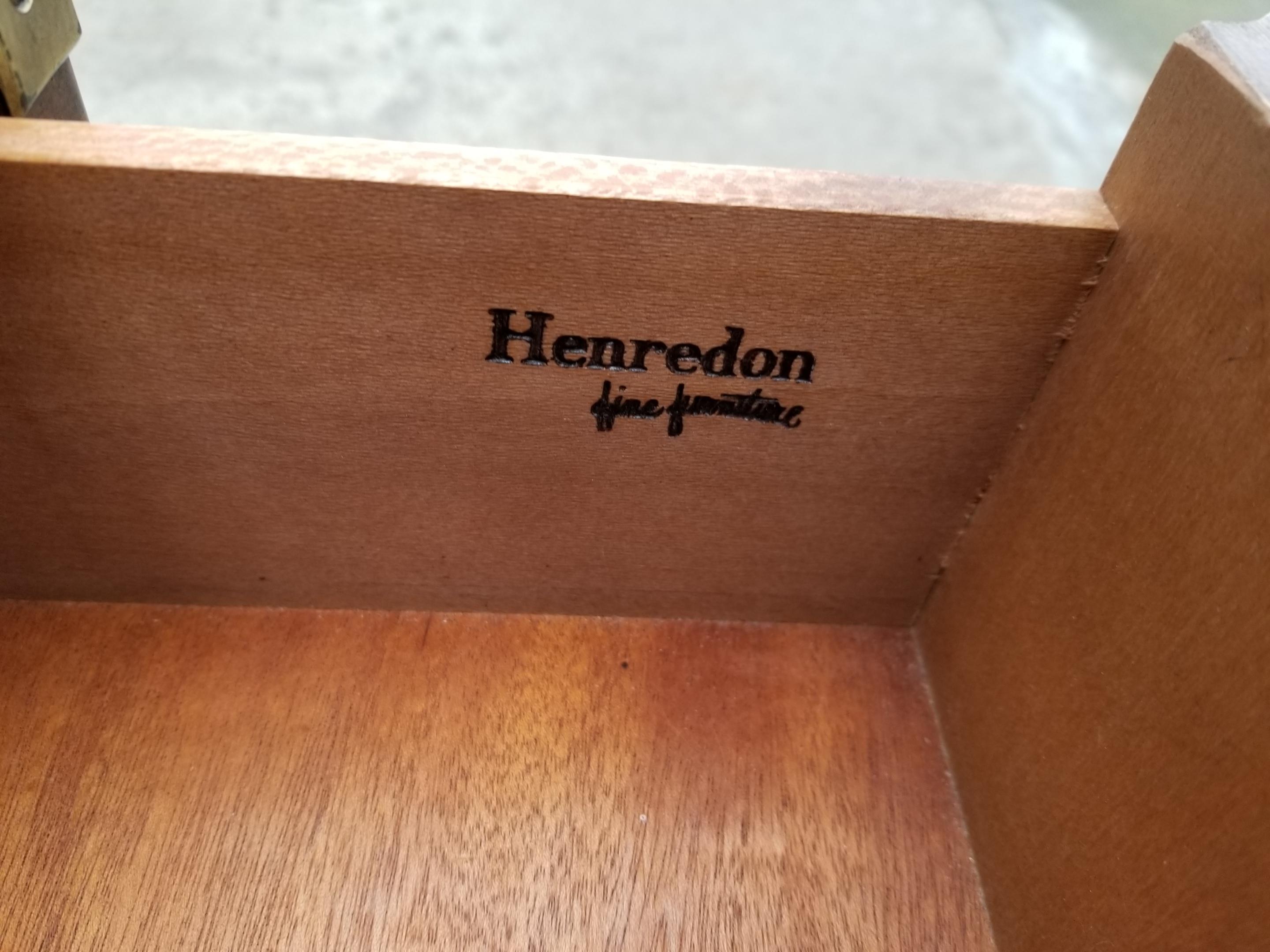 Brass Henredon Campaign Style Chest
