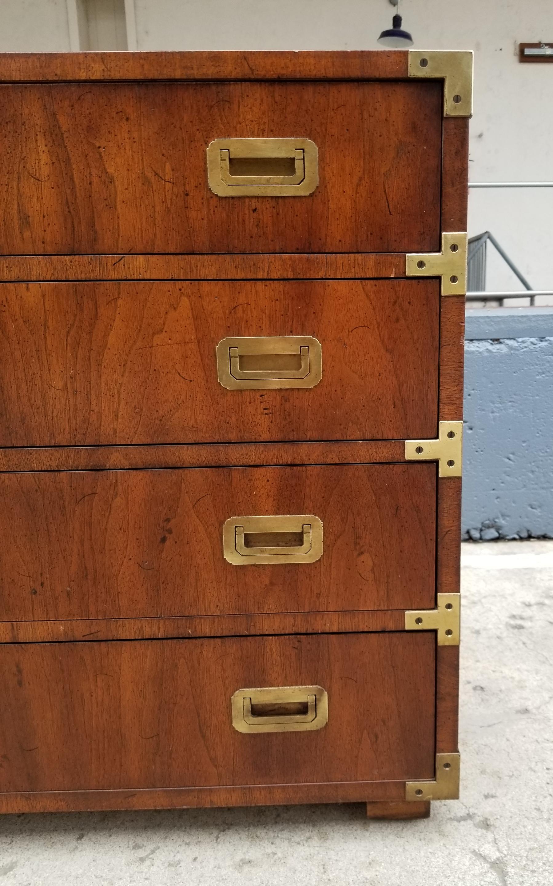 Henredon Campaign Style Chest 2