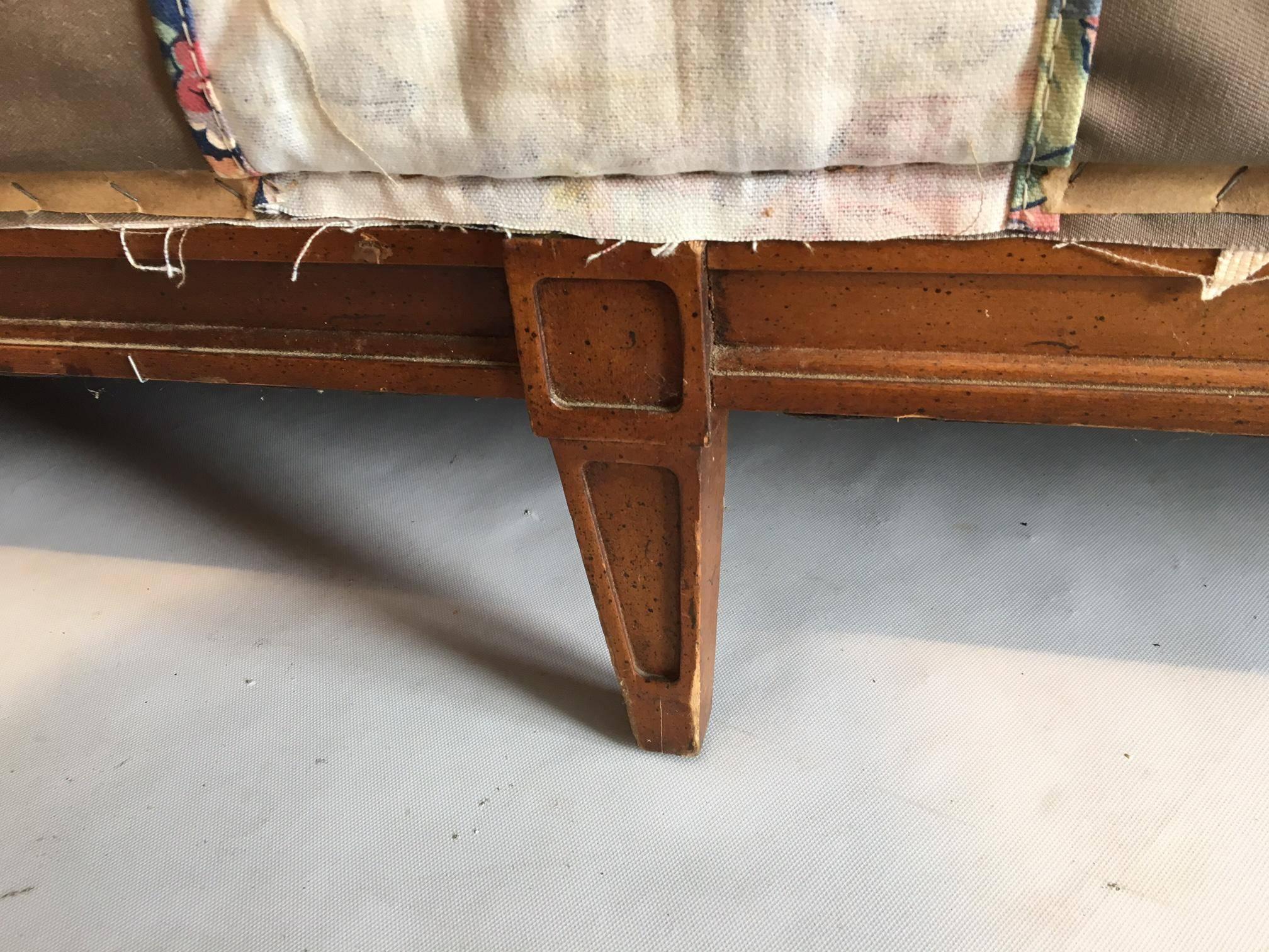 vintage cane sofa