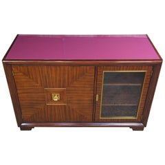 Henredon Celerie Kemble Andrew Server Buffet moderne en bois de rose Sideboard Dry Bar