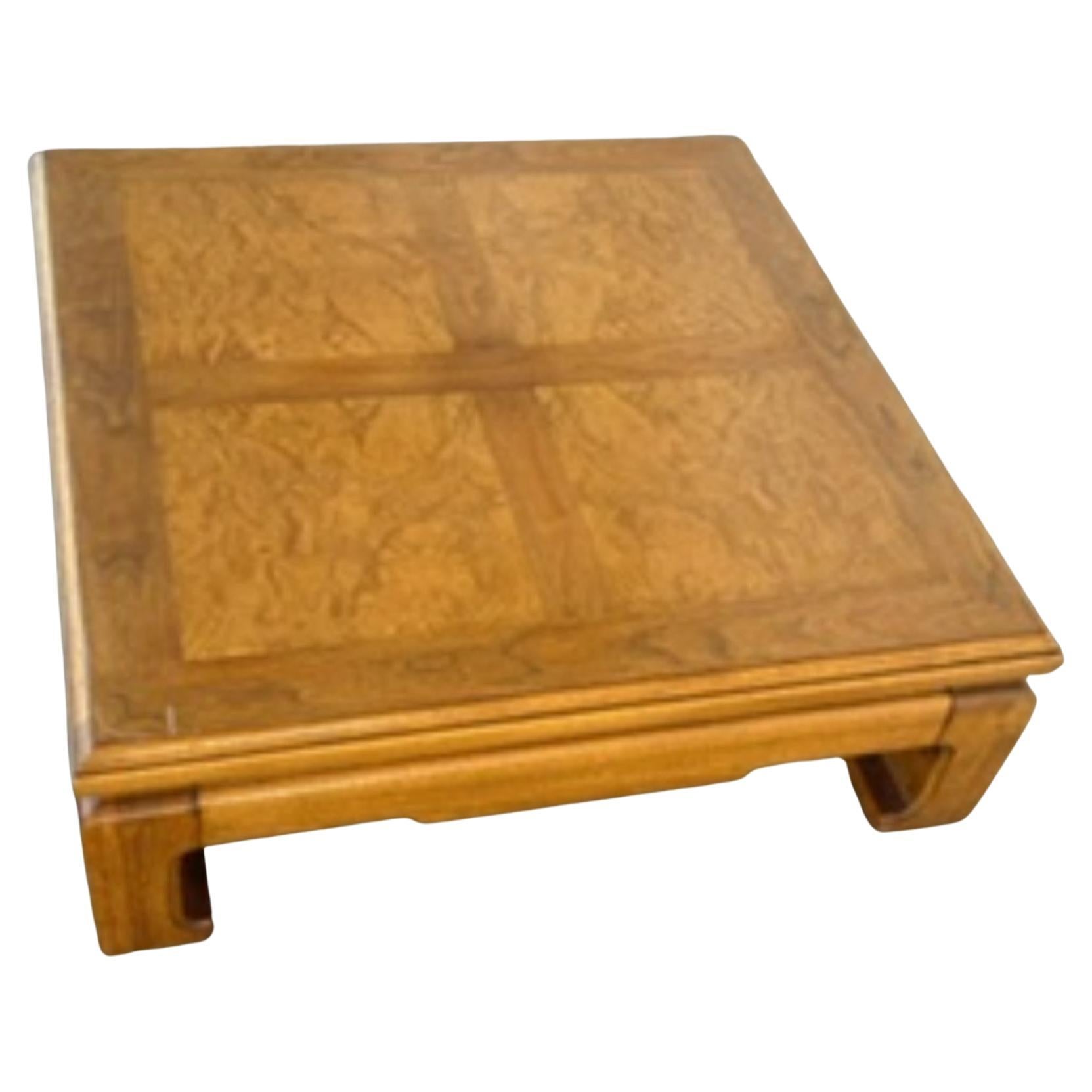 Henredon chin hua Stil 38 Quadratischer Couchtisch