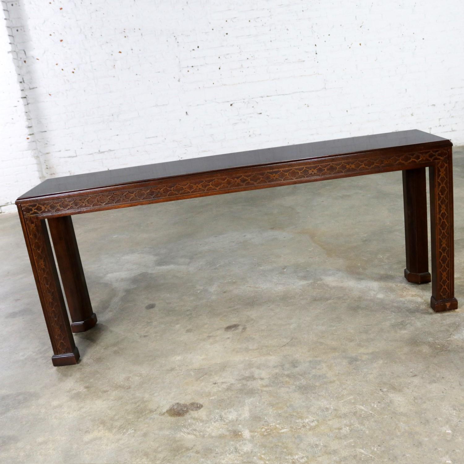 chippendale console table