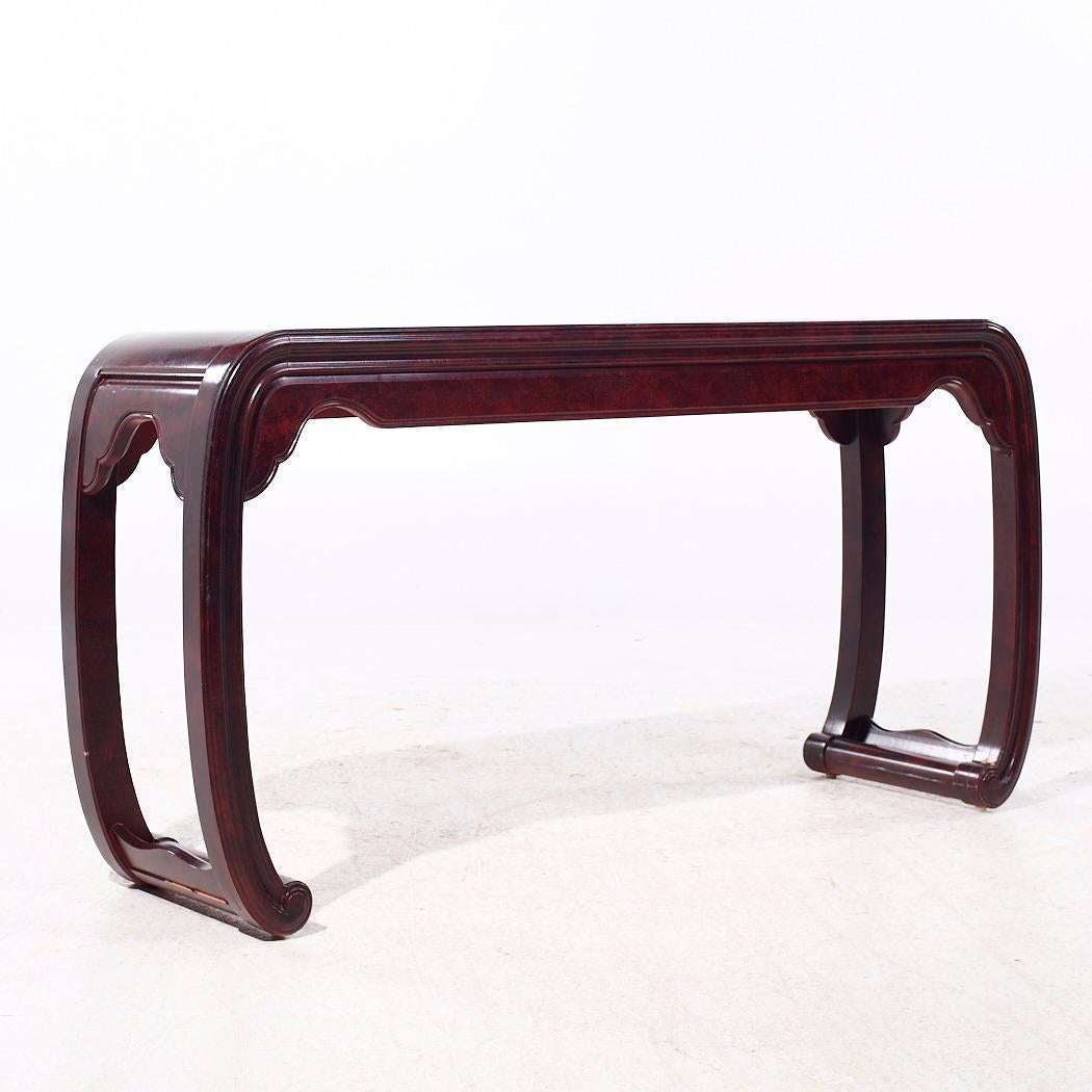 20th Century Henredon Chinoiserie Console Table For Sale